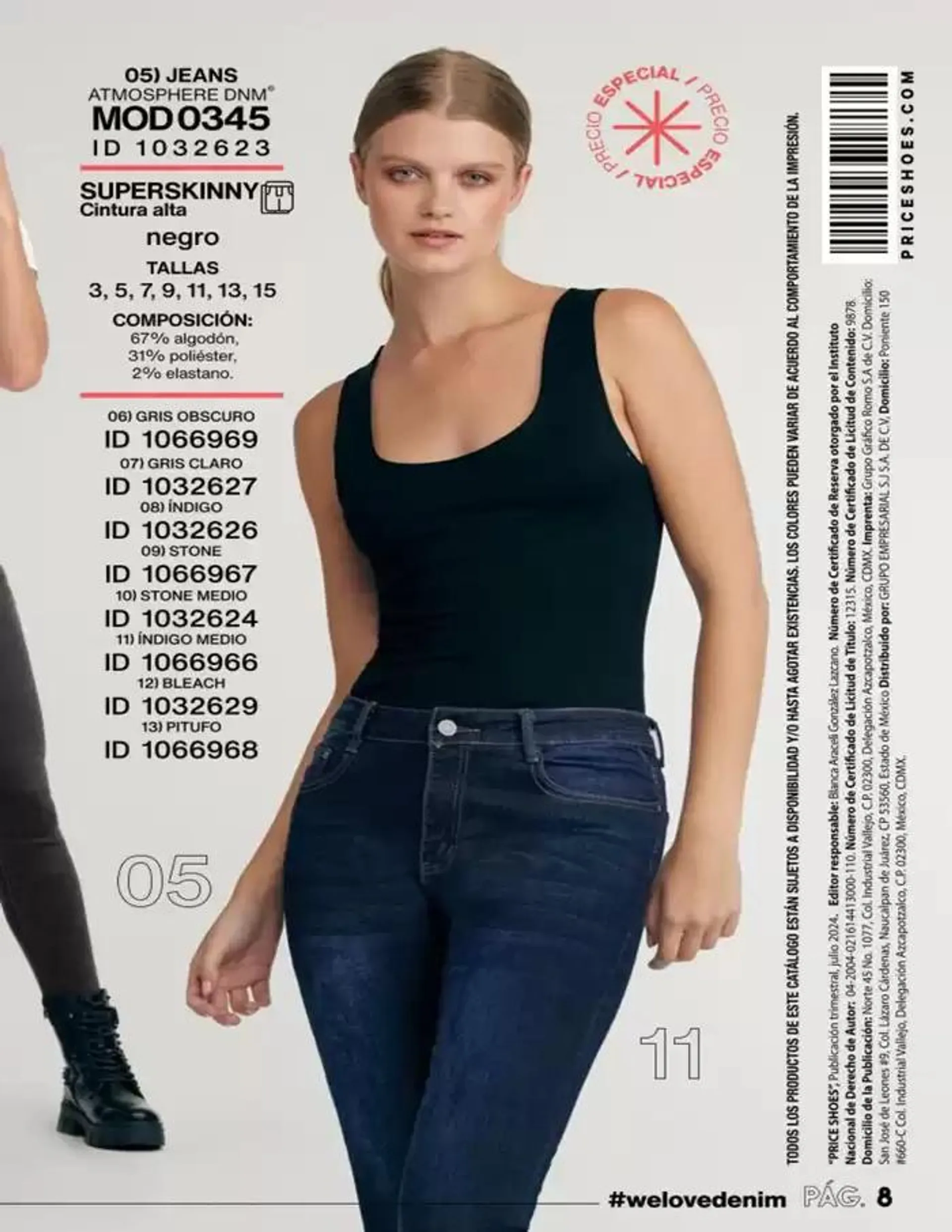 Catálogo de JEANS & JEGGINGS BASICOS  21 de octubre al 30 de noviembre 2024 - Pagina 8