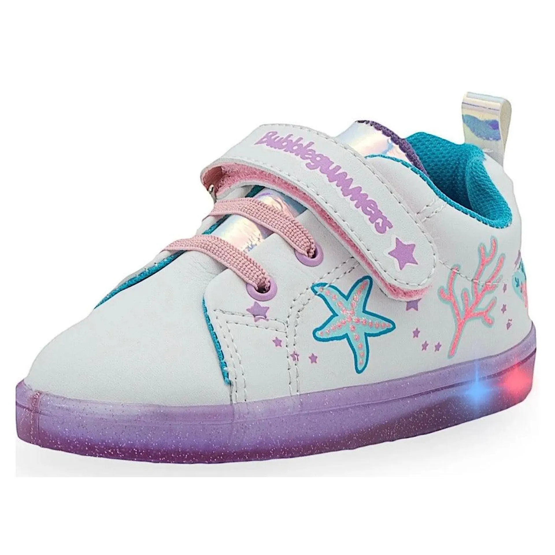 Tenis Bubble Gummers con luces Nicole lll lila