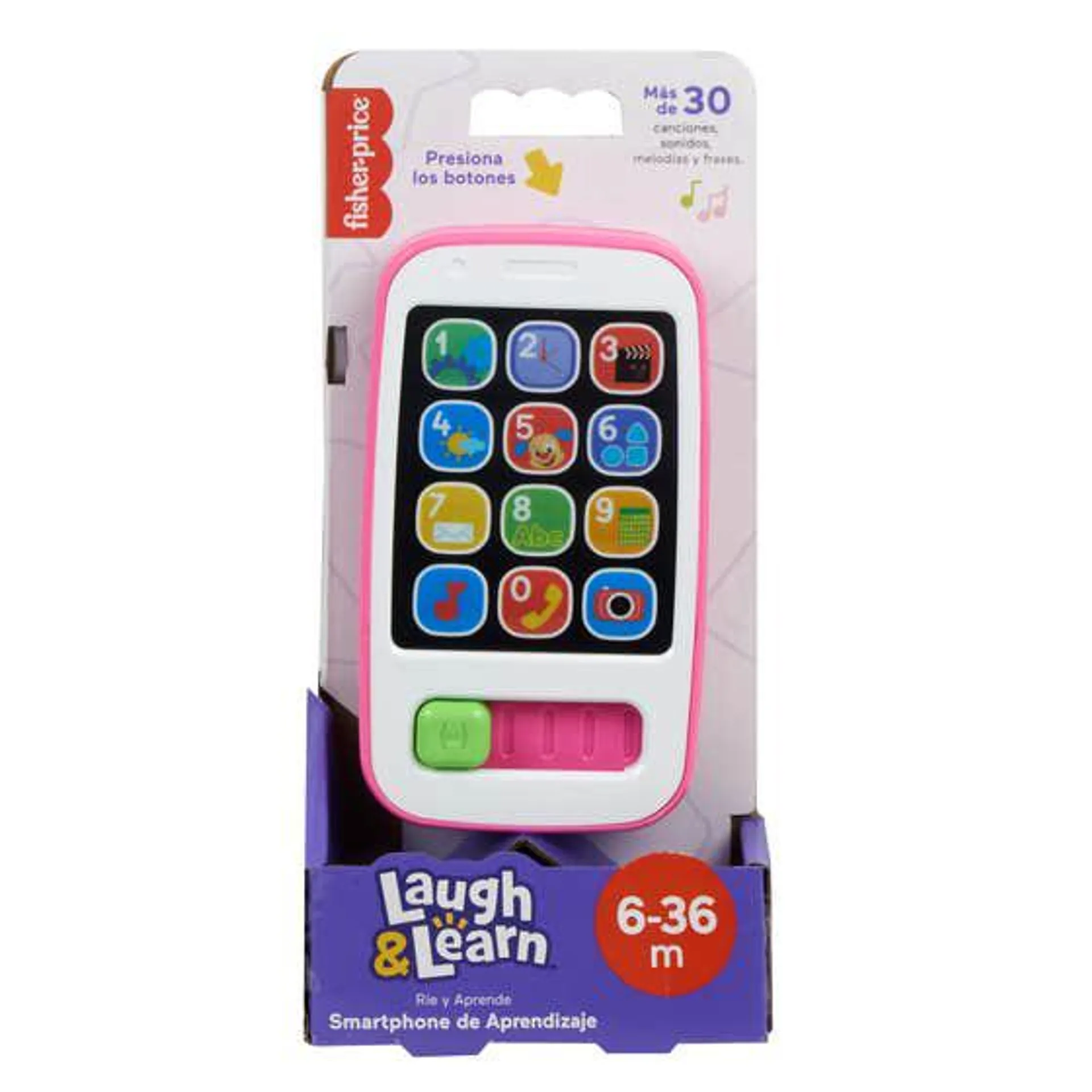 Mattel Fisher-Price Smartphone De Aprendizaje Rosa HXB84