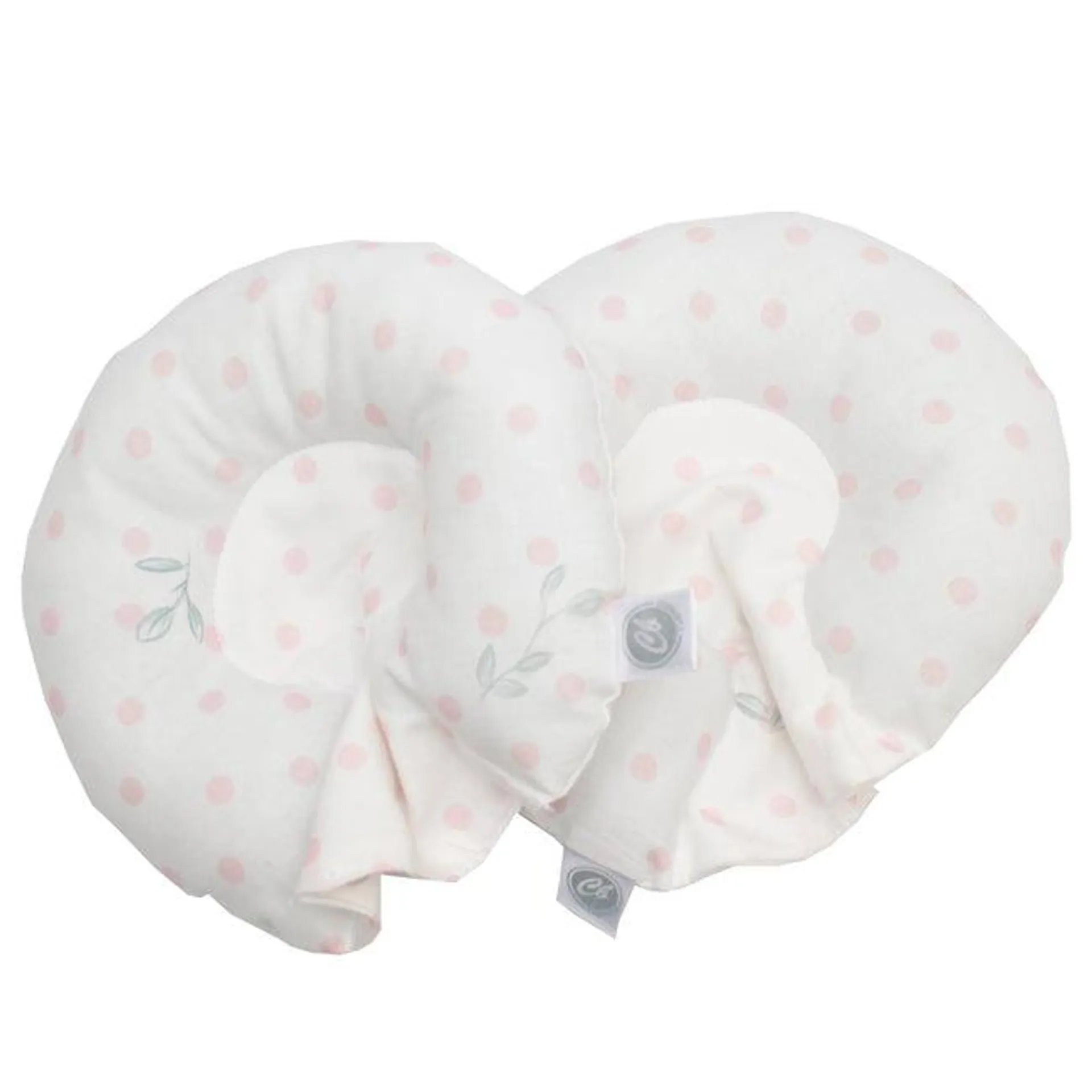 Pack Almohada Mollera Cary 2 Piezas Rose 18x20 cm Blanco