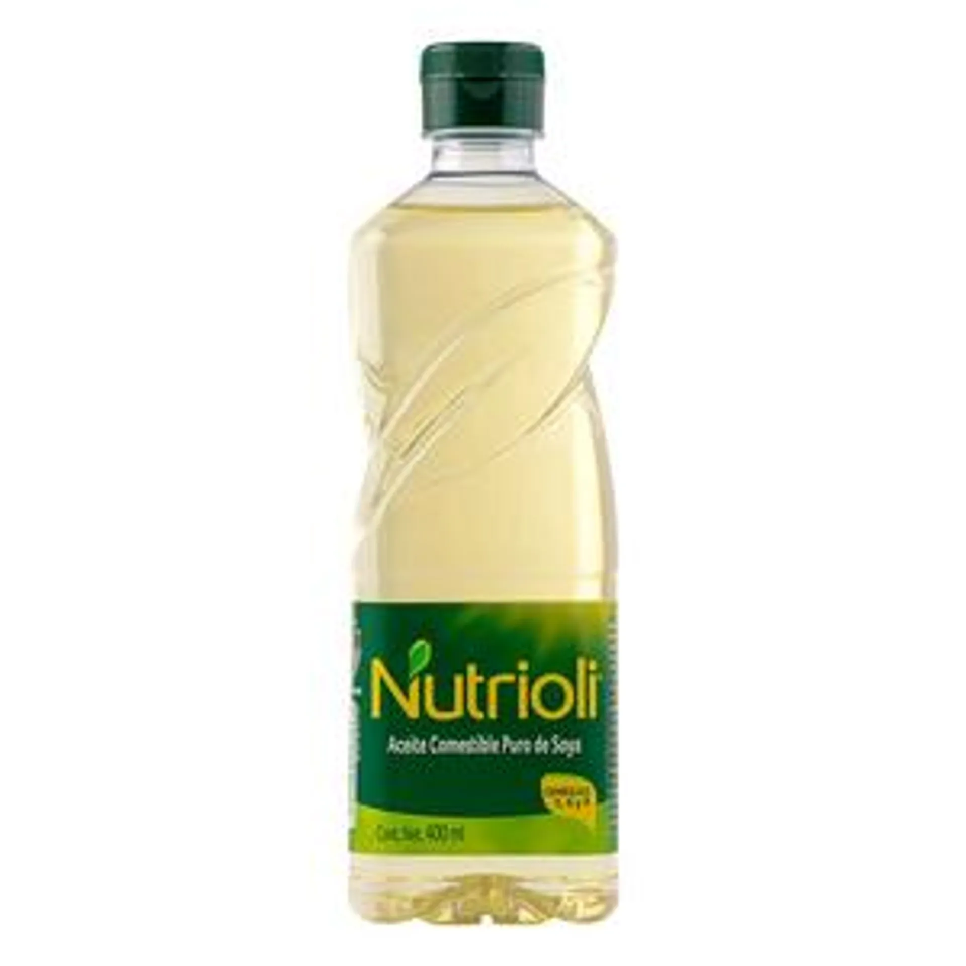 ACEITE COMESTIBLE PURO DE SOYA NUTRIOLI 400 ML.