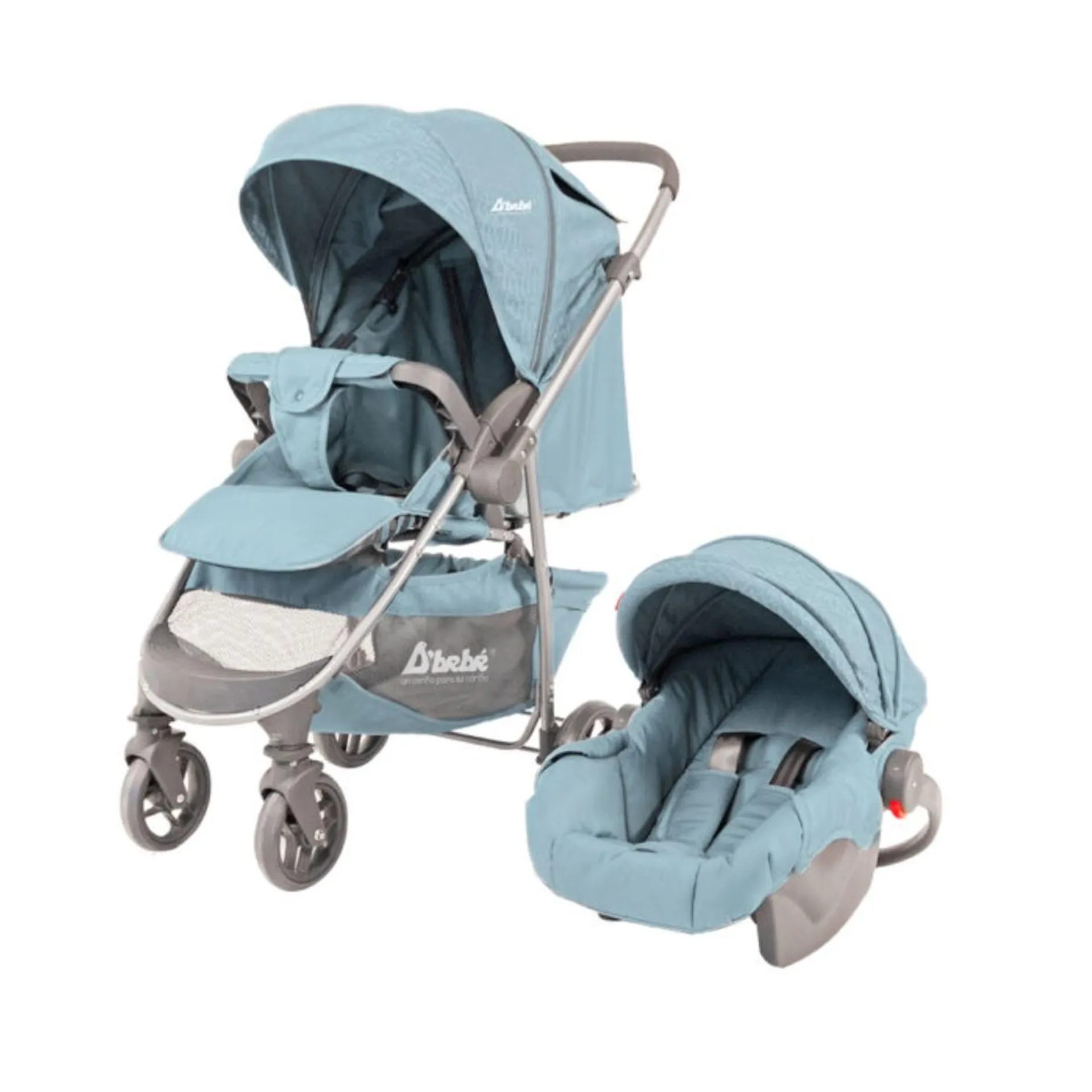 CARRIOLA Travel System MANGO REVERSIBLE SIMPLE AQUA