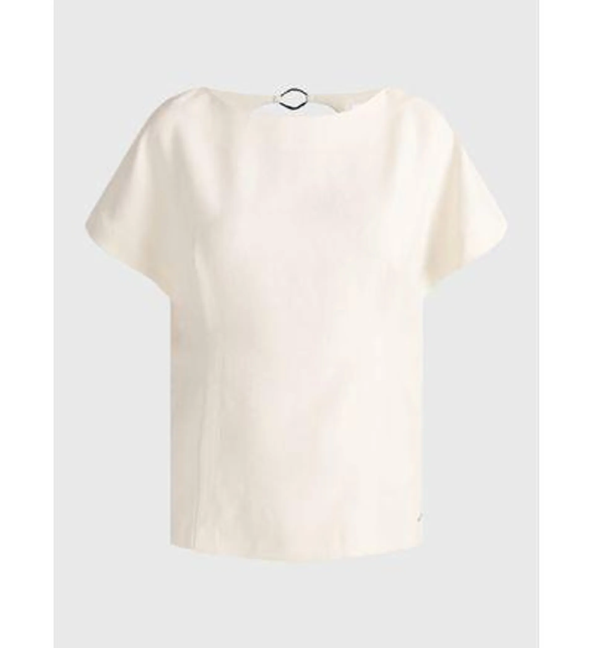 Blusa Calvin Klein con Abertura en Espalda Mujer Beige