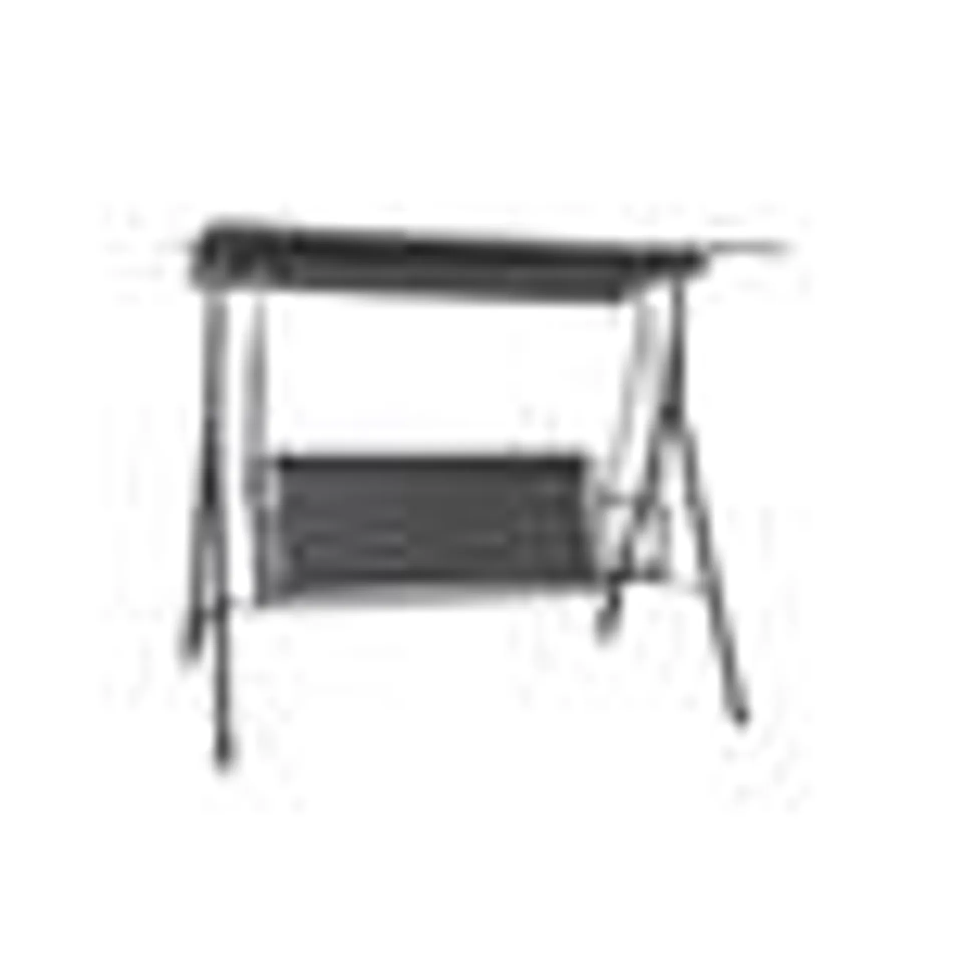 Sillon Columpio Gris 3 Personas