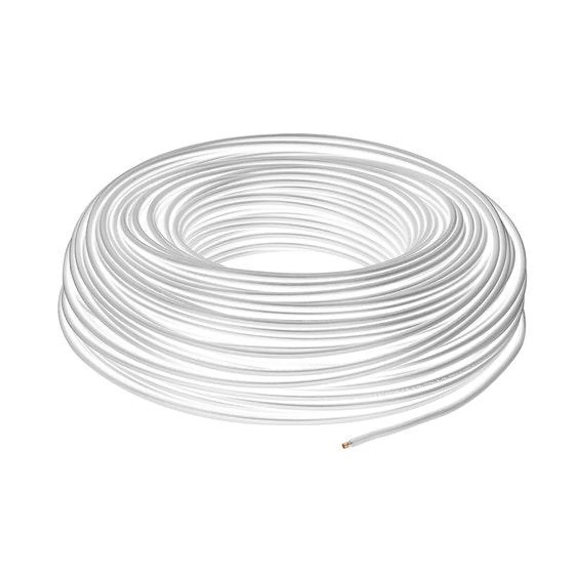 Cable Cobre Thhw-ls Rohs # 8 600v 90° Blanco Nacobre-condumex 100 Mts