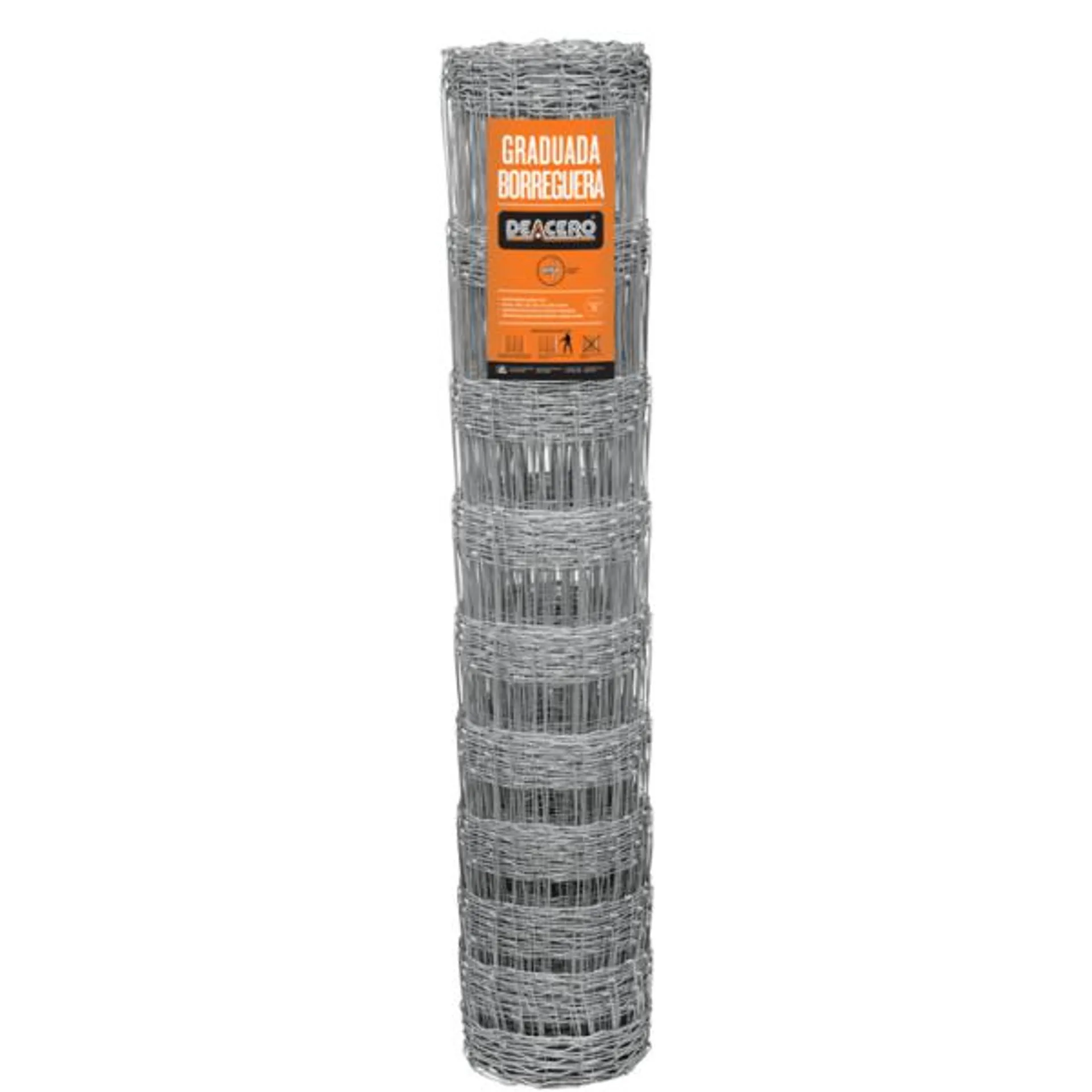 Malla borreguera 1.4 m acero galvanizado calibre 11/14.5 Deacero