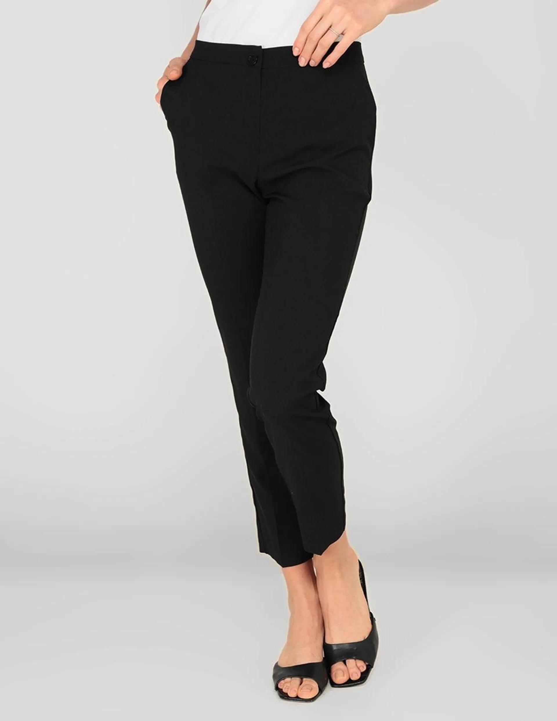 Pantalón Contempo straight para mujer