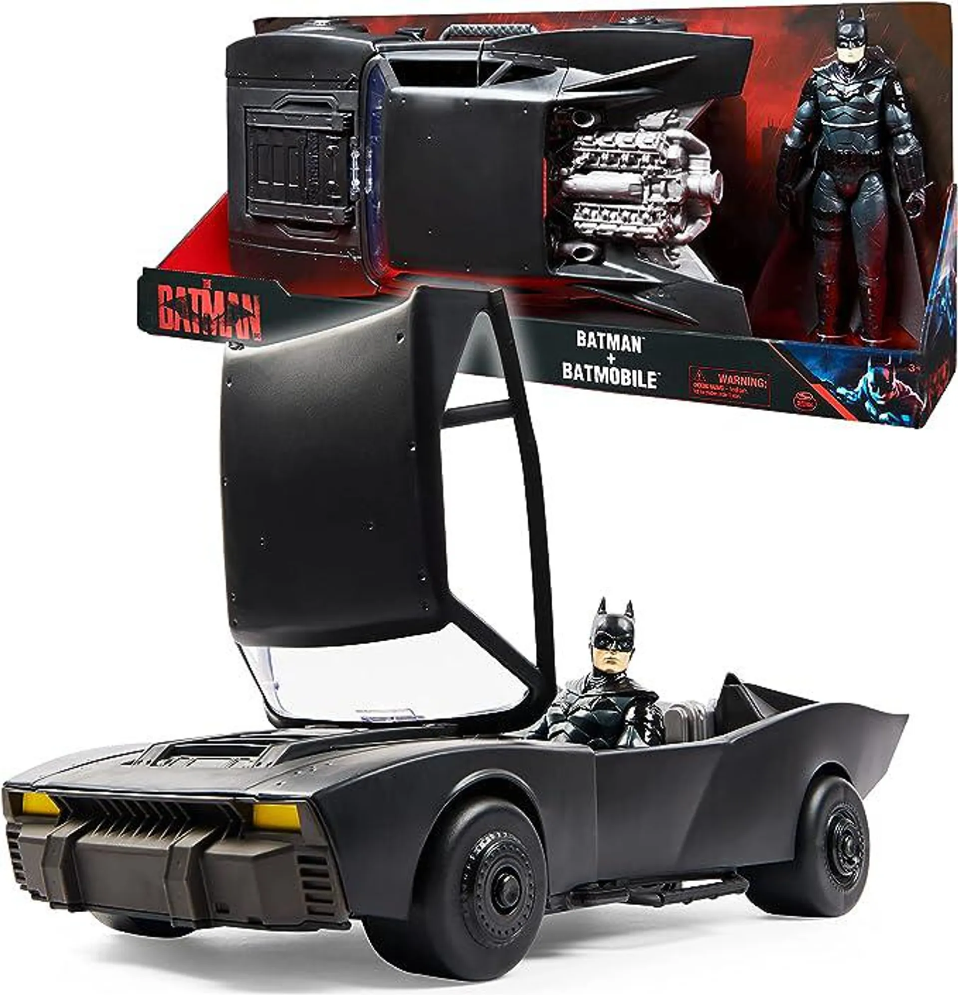 Batimovil con Figura de 30 cm, Batman La Pelicula