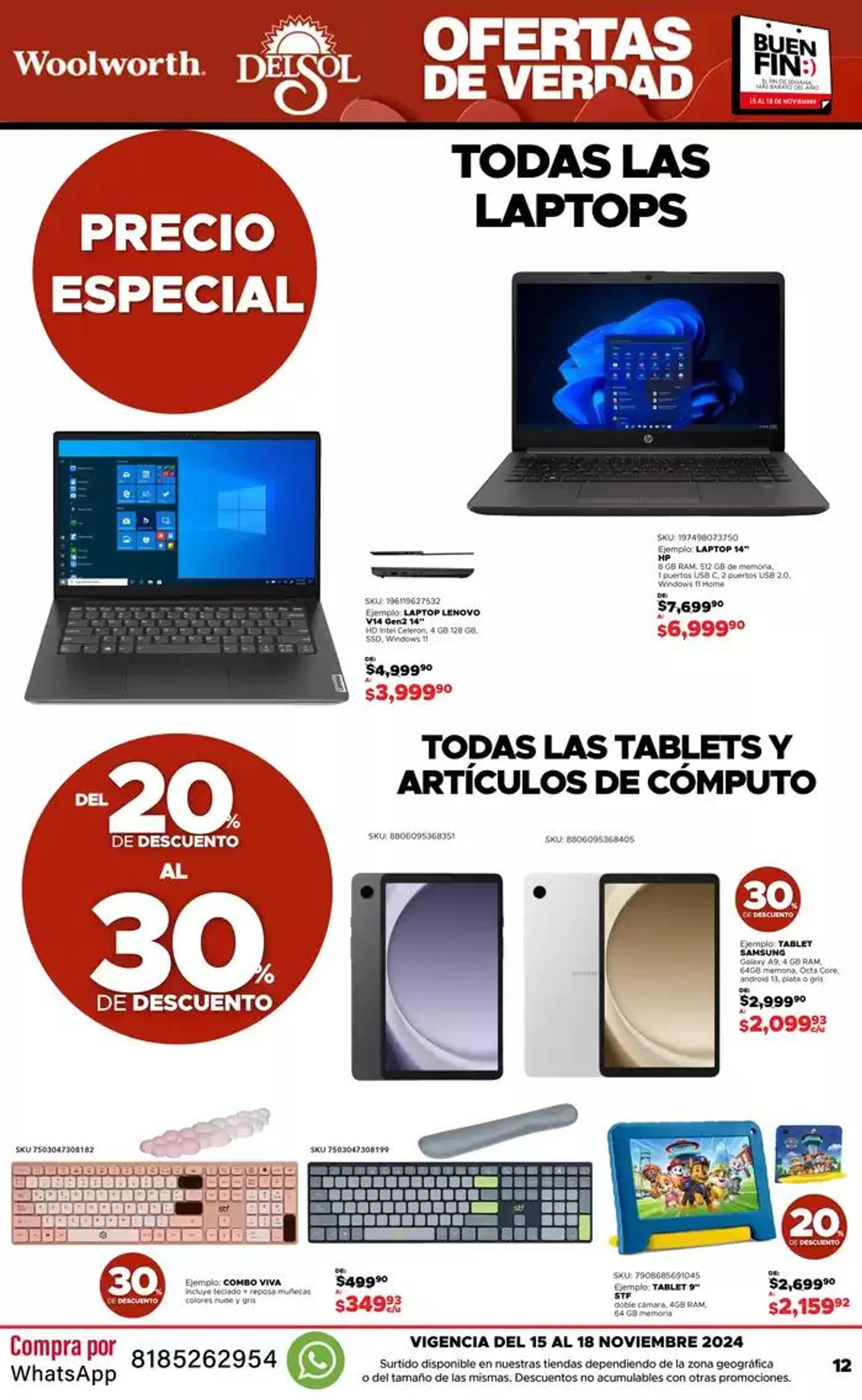 Catálogo de Ofertas de verdad 18 de noviembre al 18 de noviembre 2024 - Pagina 12