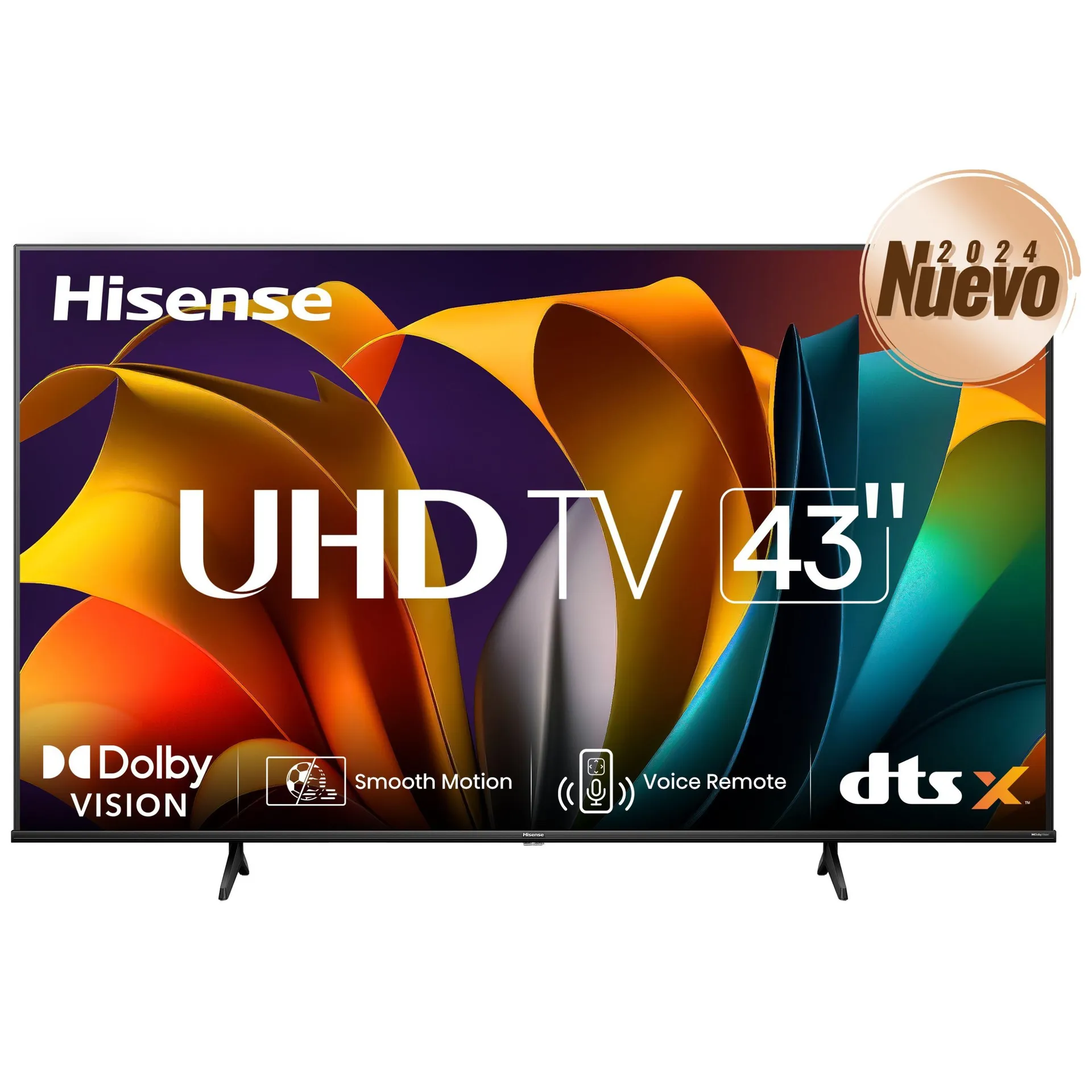 Pantalla Hisense 43 Pulgadas Google Tv 4K 43A6N