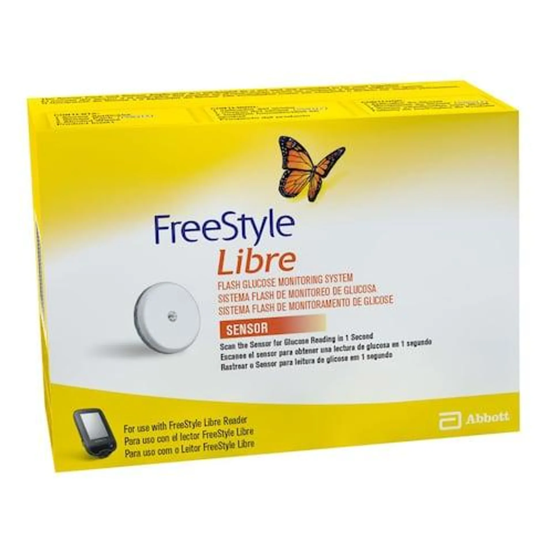 Sensor Sistema Flash de Monitoreo de Glucosa FreeStyle Libre