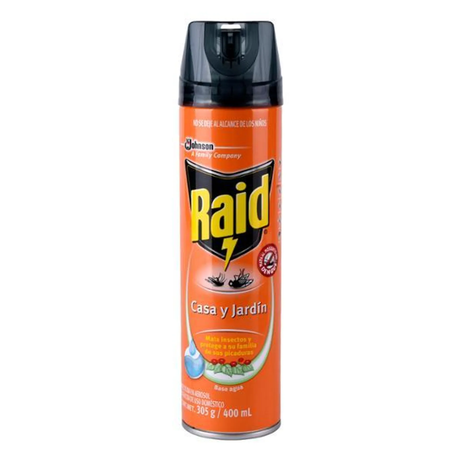 INSECTICIDA 400 ML NARANJA RAID