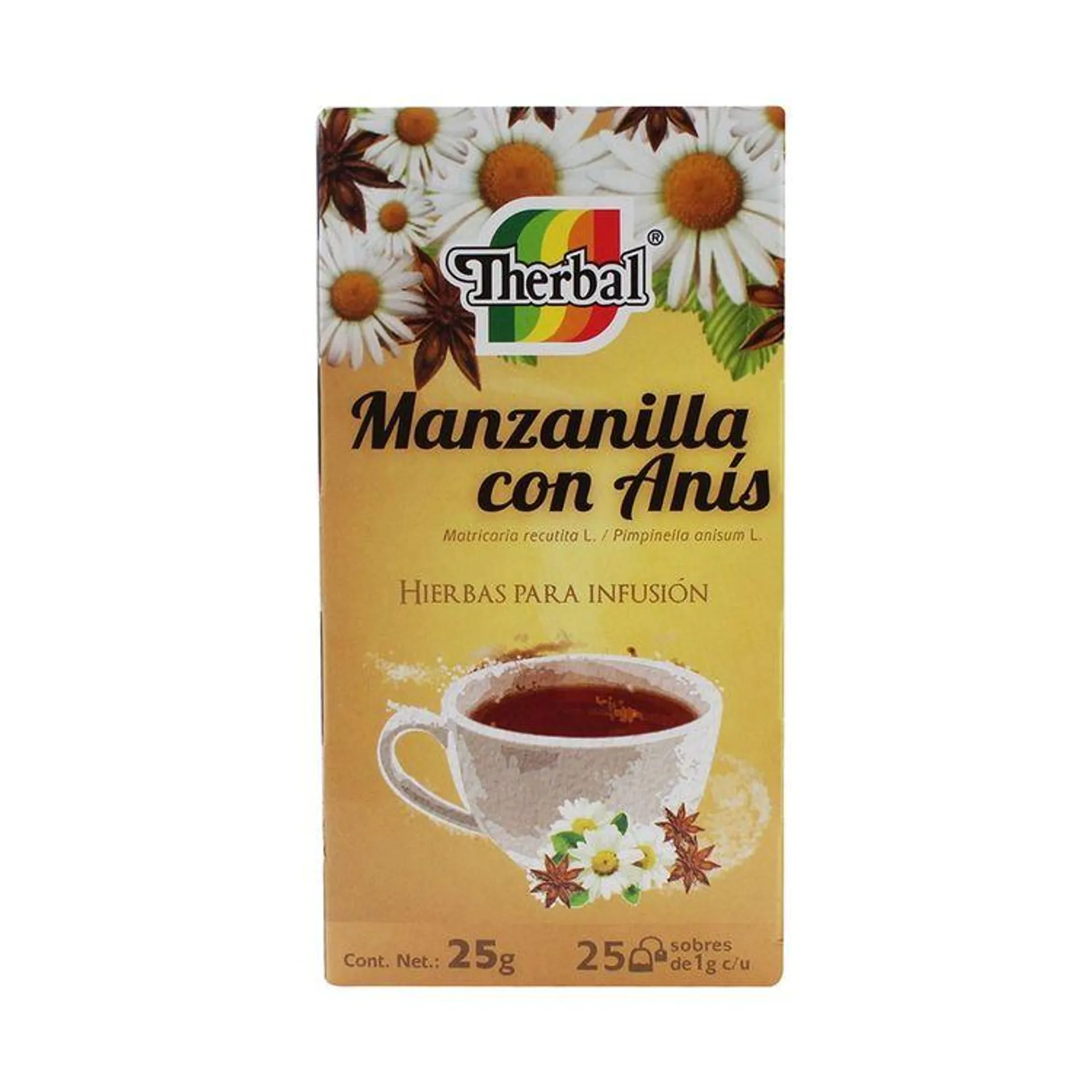 Té de Manzanilla Con Anís - Therbal - 1 pieza