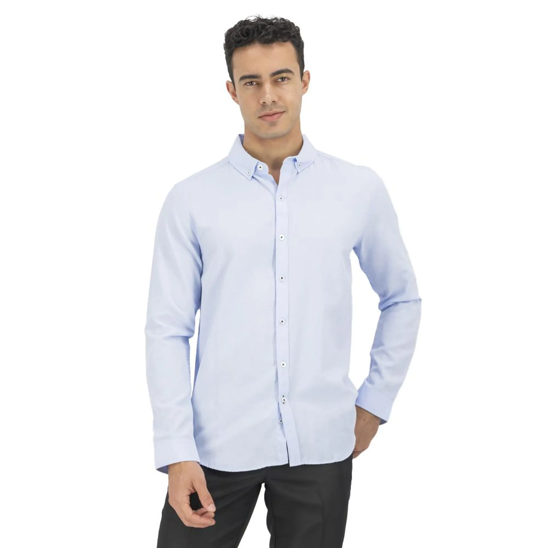 Camisa Hummo Hombre Bordado En Botón