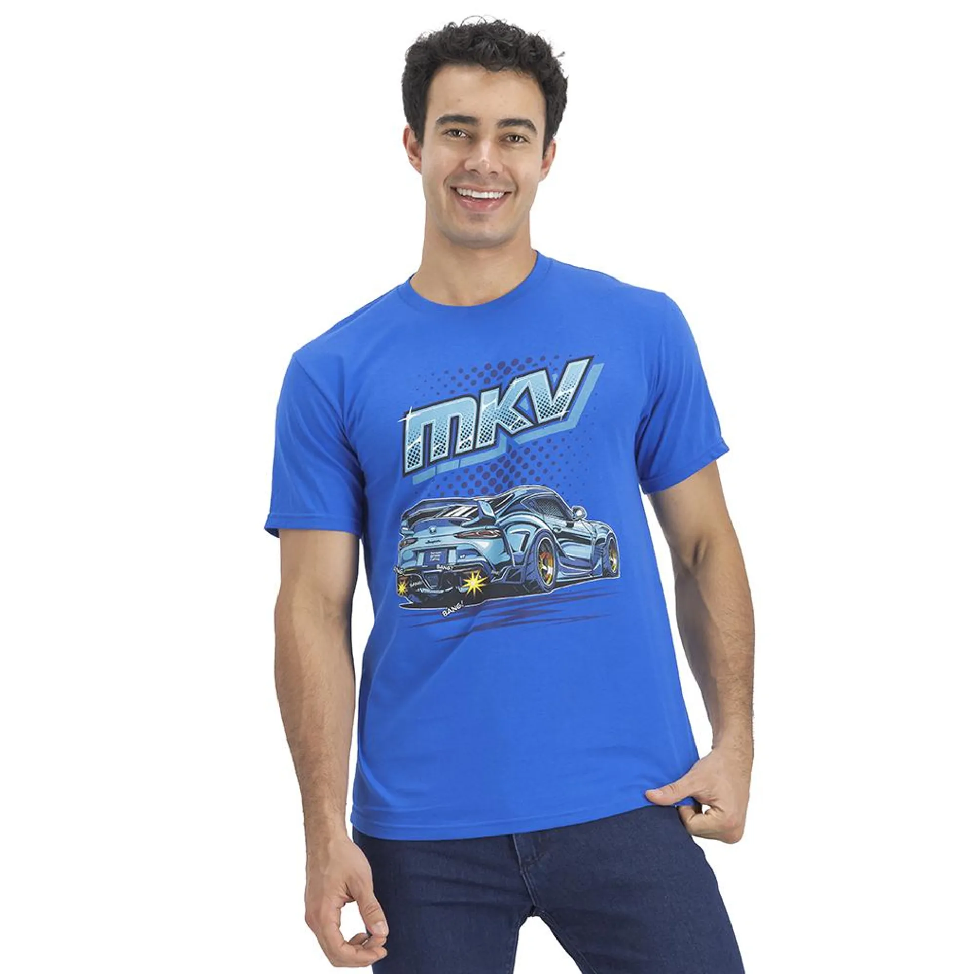 Playera Hummo Hombre Estampado Carro