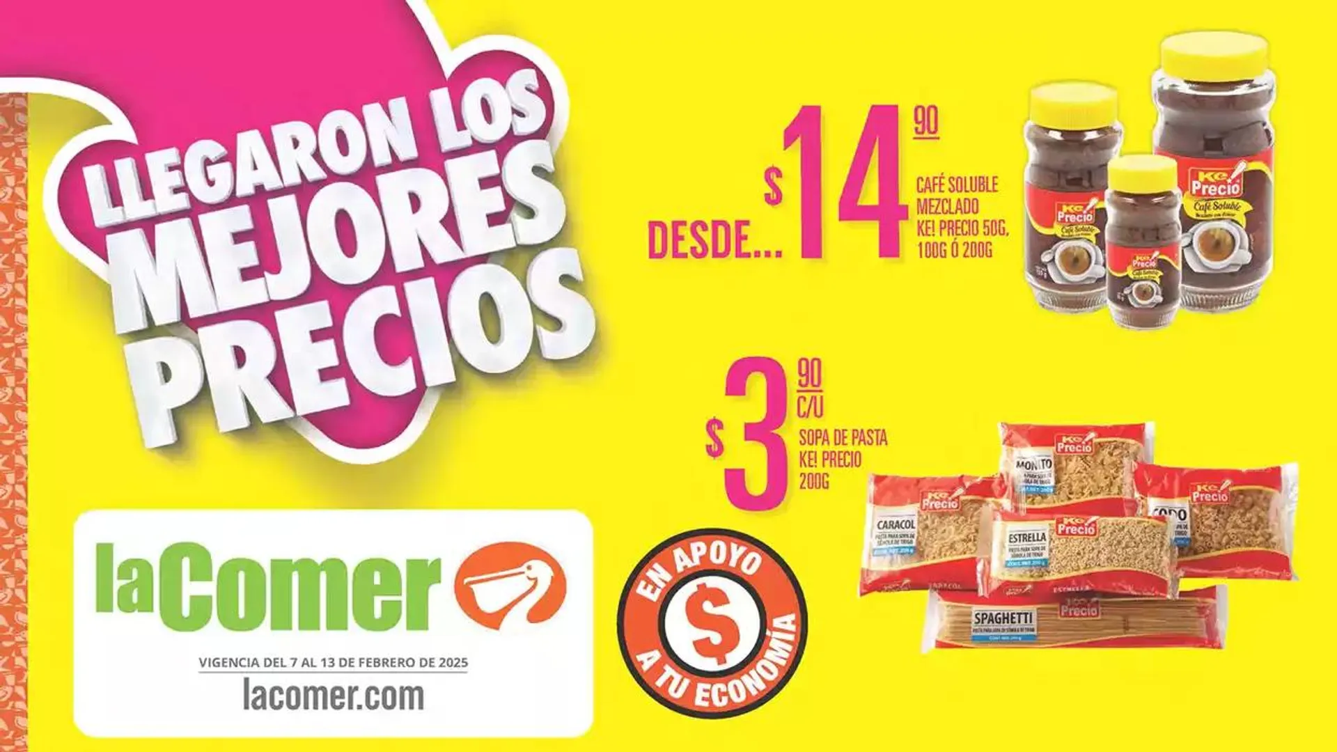 LLEGARON LOS MEJORES PRECIOS LA COMER - 1