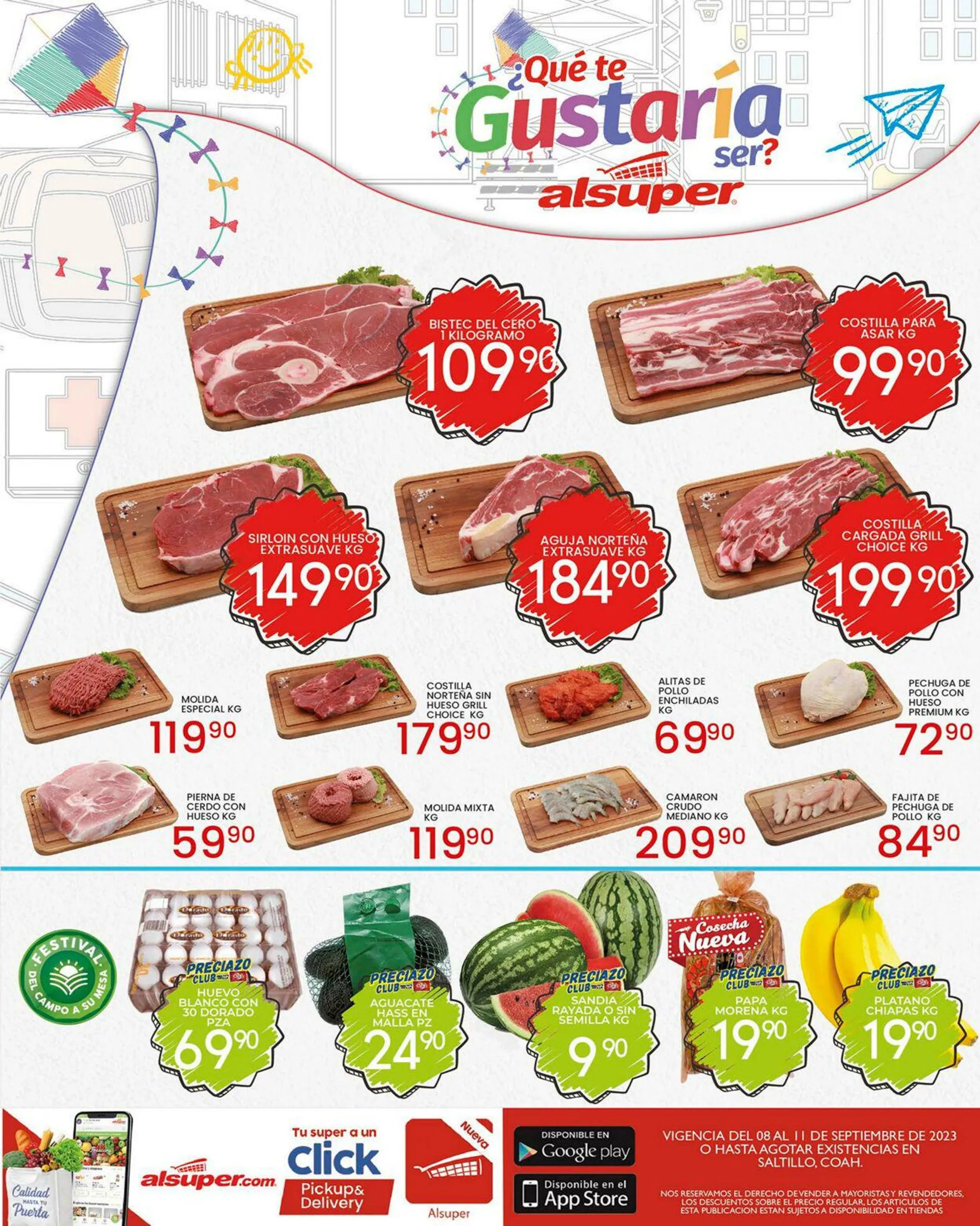 Catálogo de Alsuper - Saltillo 8 de septiembre al 11 de septiembre 2023 - Pagina 1