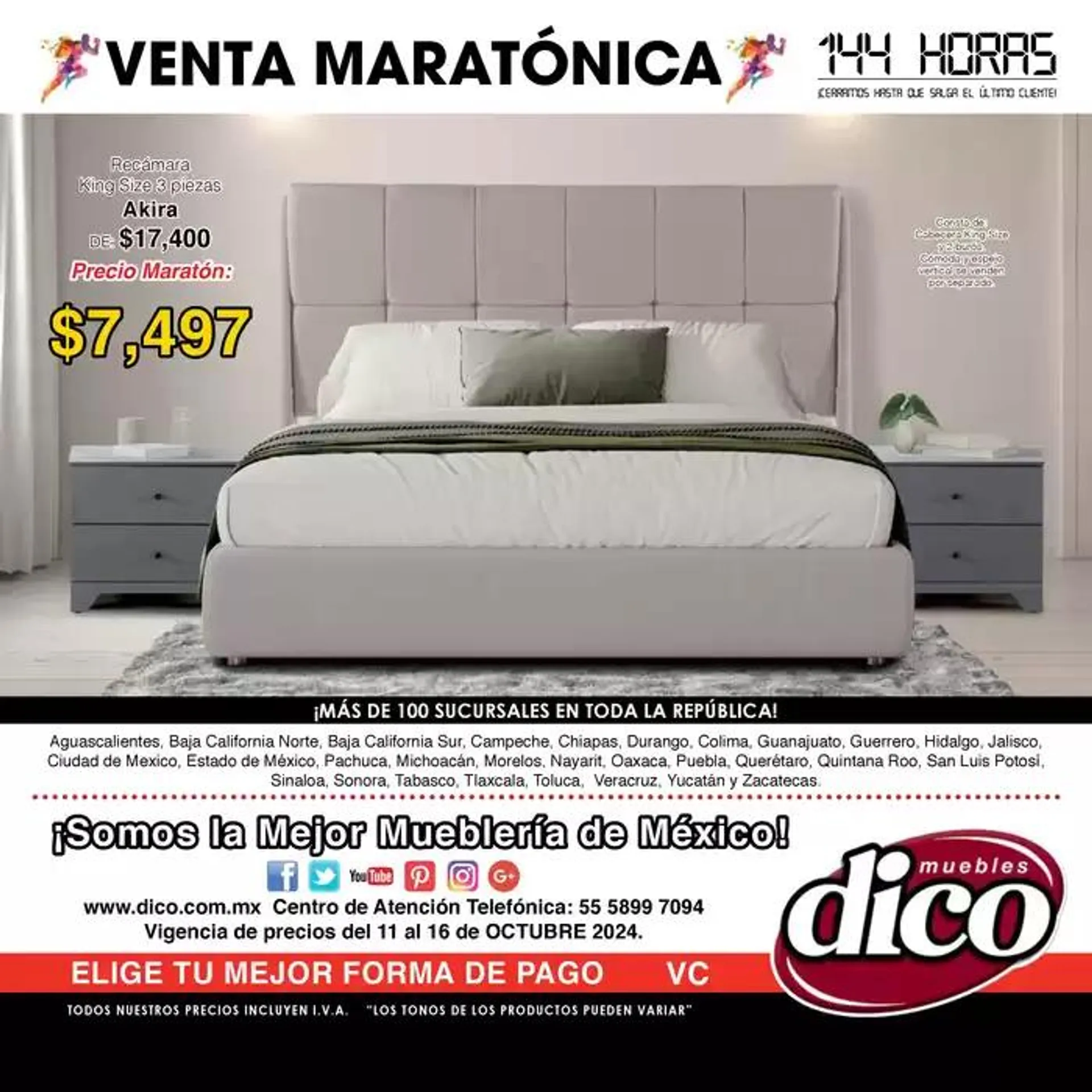 Catálogo de Muebles Dico - Venta Maratonica 11 de octubre al 16 de octubre 2024 - Pagina 29