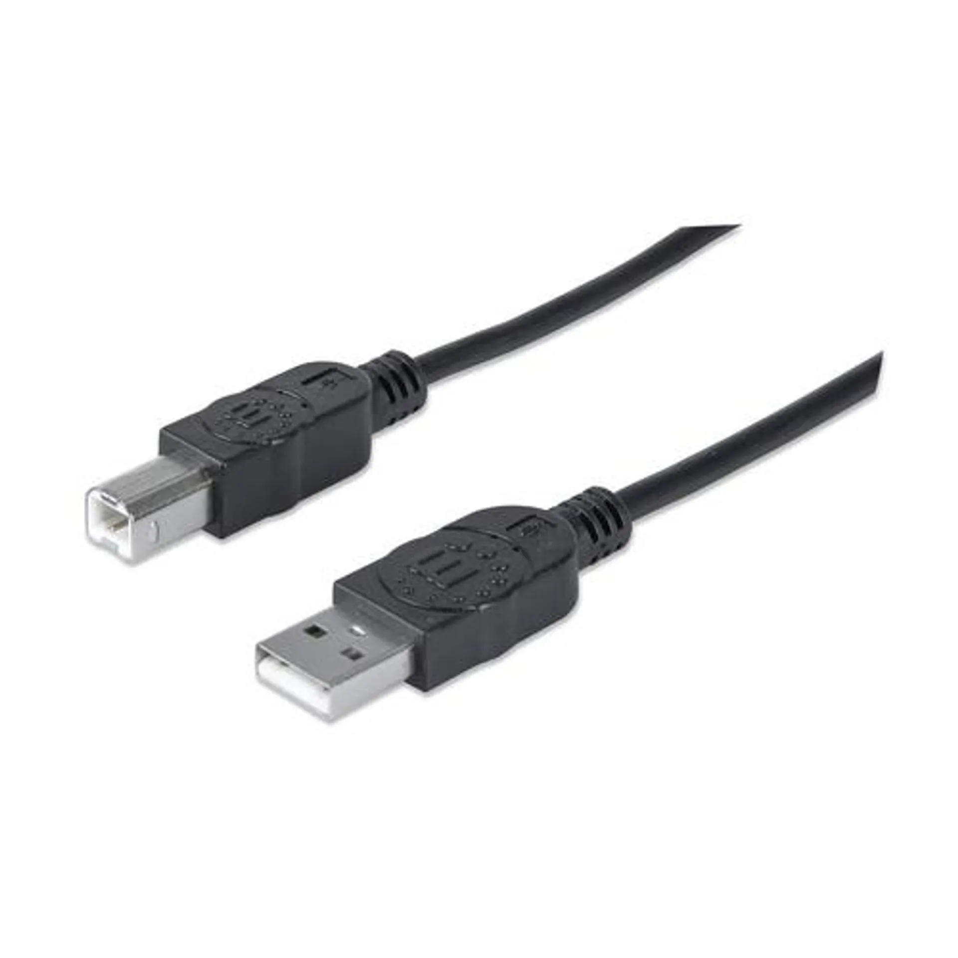 Cable Usb V2.0 Manhattan A-B 1.8M Negro 333368