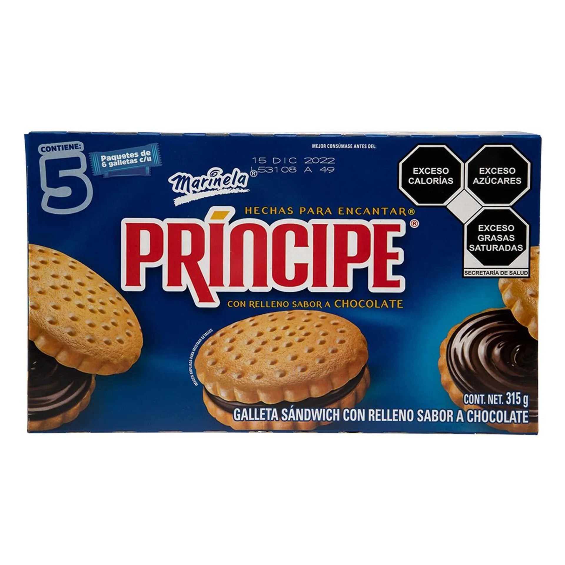 Galletas Marinela Princ Chocolate 315g