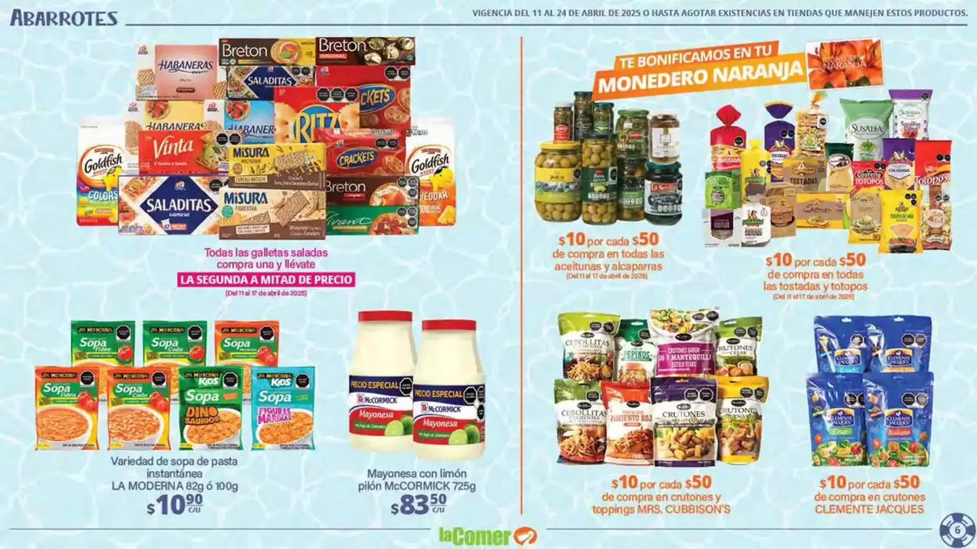 Catálogo de Catálogo La Comer 11 de abril al 24 de abril 2025 - Pagina 6