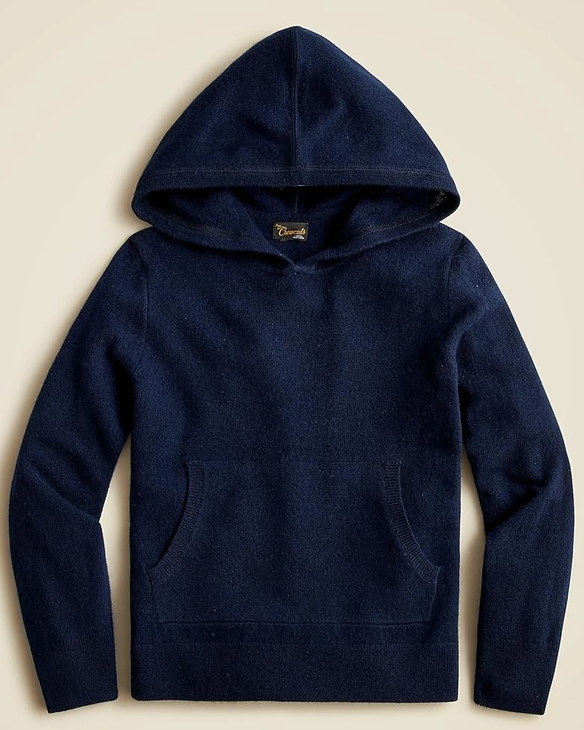 Kids' cashmere pullover hoodie