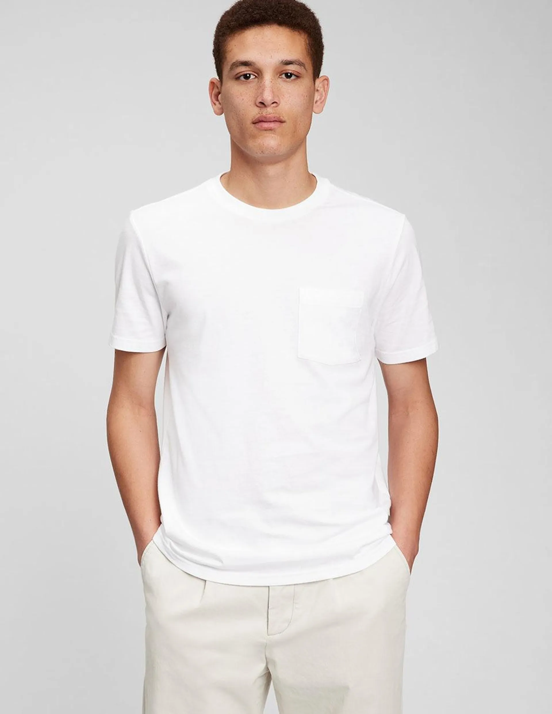 Playera cuello redondo para hombre