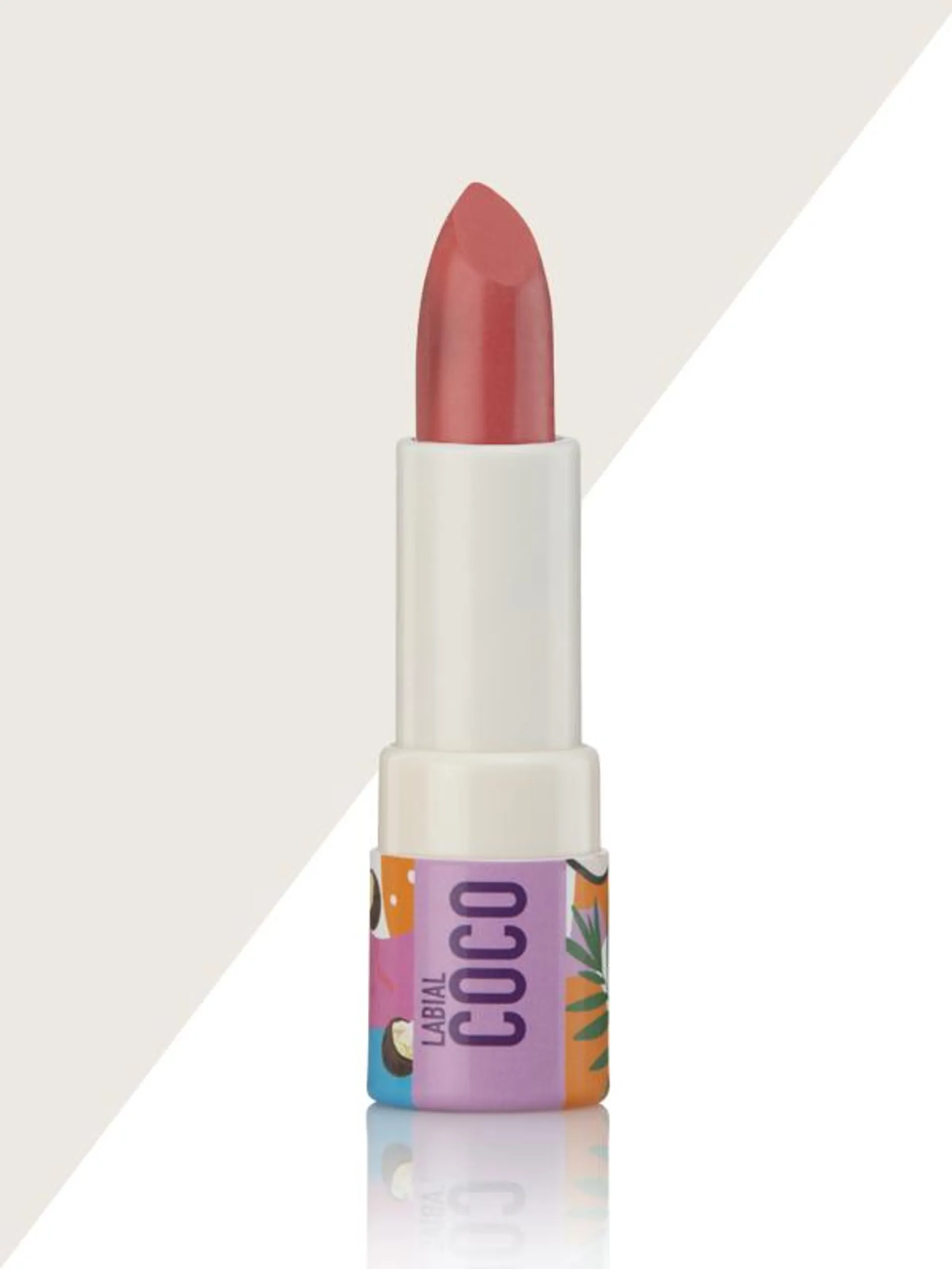 Labial en Barra Coco & Karité – Coral Macaron