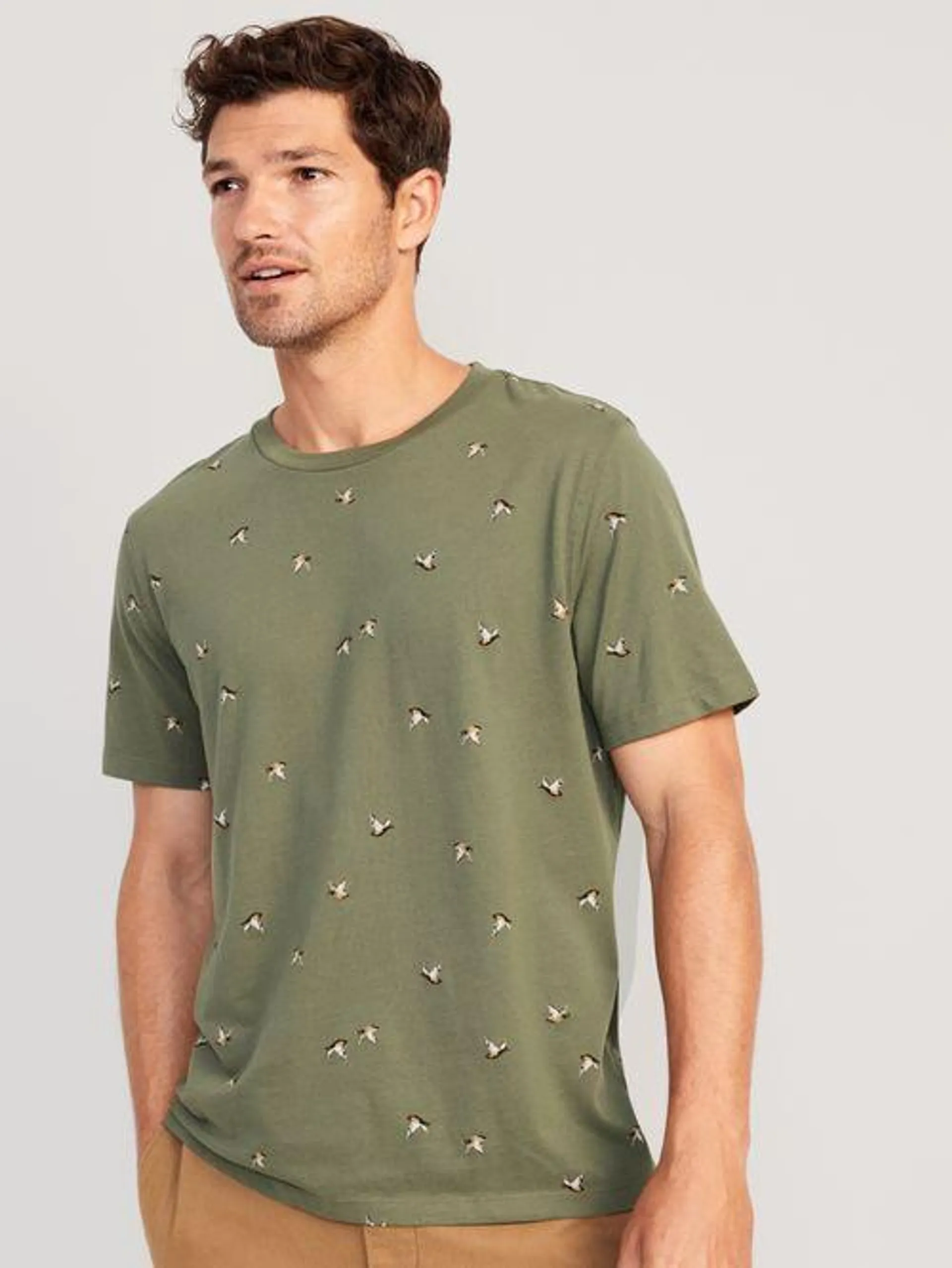 Playera de manga corta estampada Old Navy para Hombre