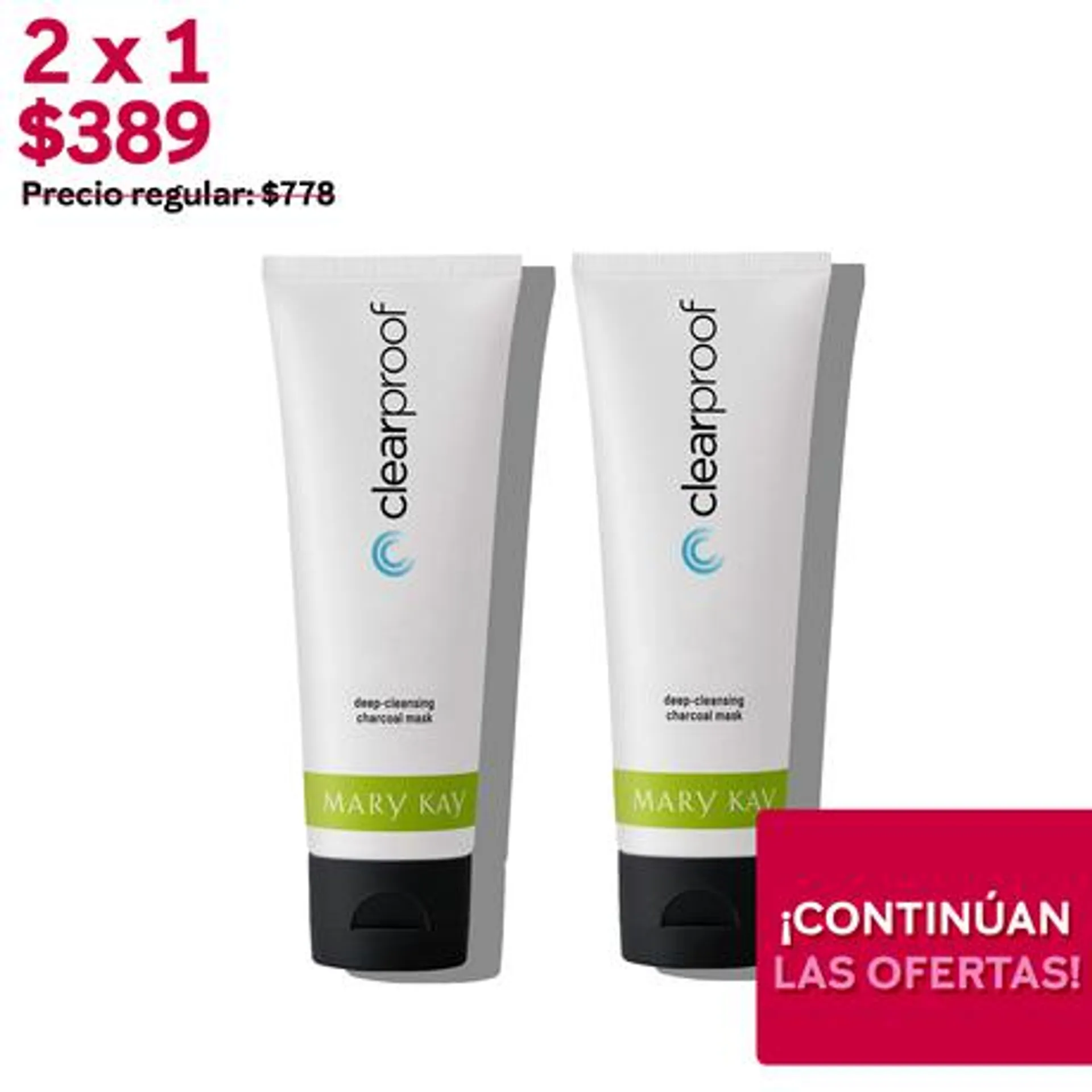 Mascarilla Facial de Limpieza Profunda con Carbon Clear Proof®