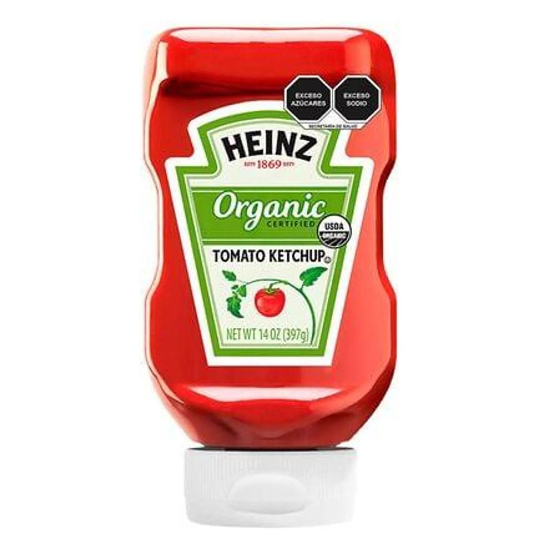 Catsup Heinz Orgánica Botella de 397g