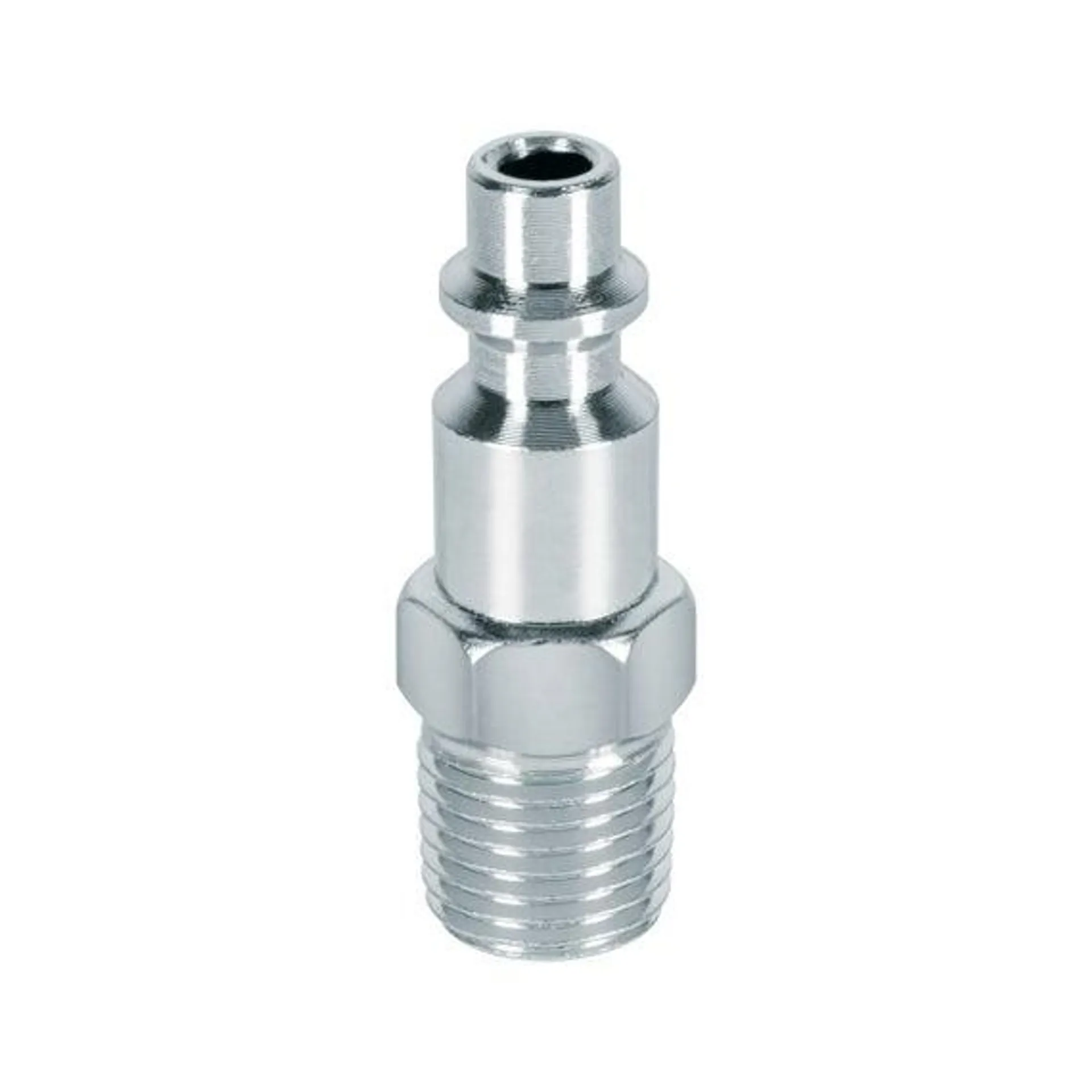 Conector Rapido Macho De Acero Cromado Para Equipo De Aire Pretul Coral-ma-1/4p