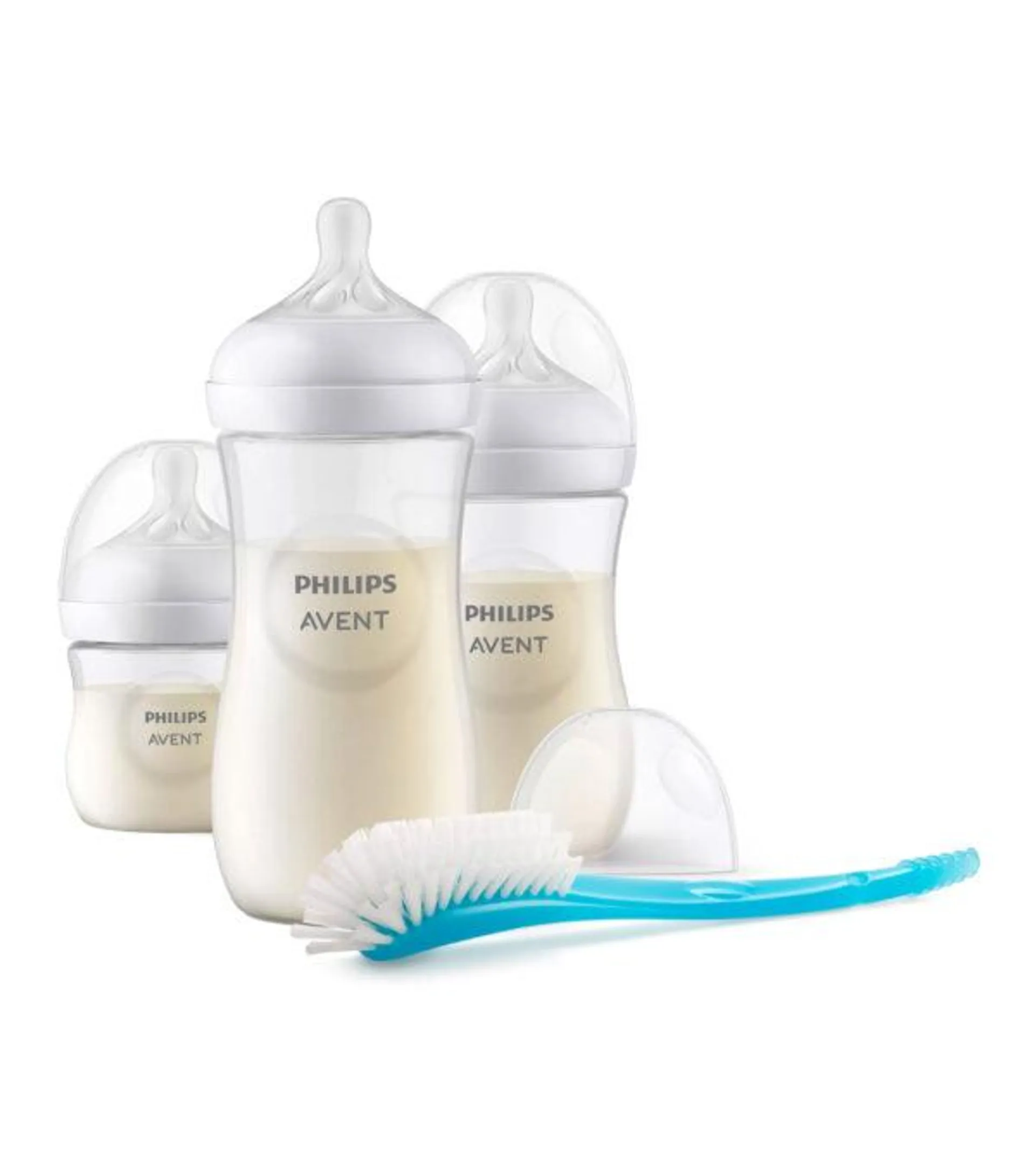 Set Avent Natural Response 1 biberón 4 oz/ 1 biberón 9 oz/ 1 biberón 11 oz/ cepillo