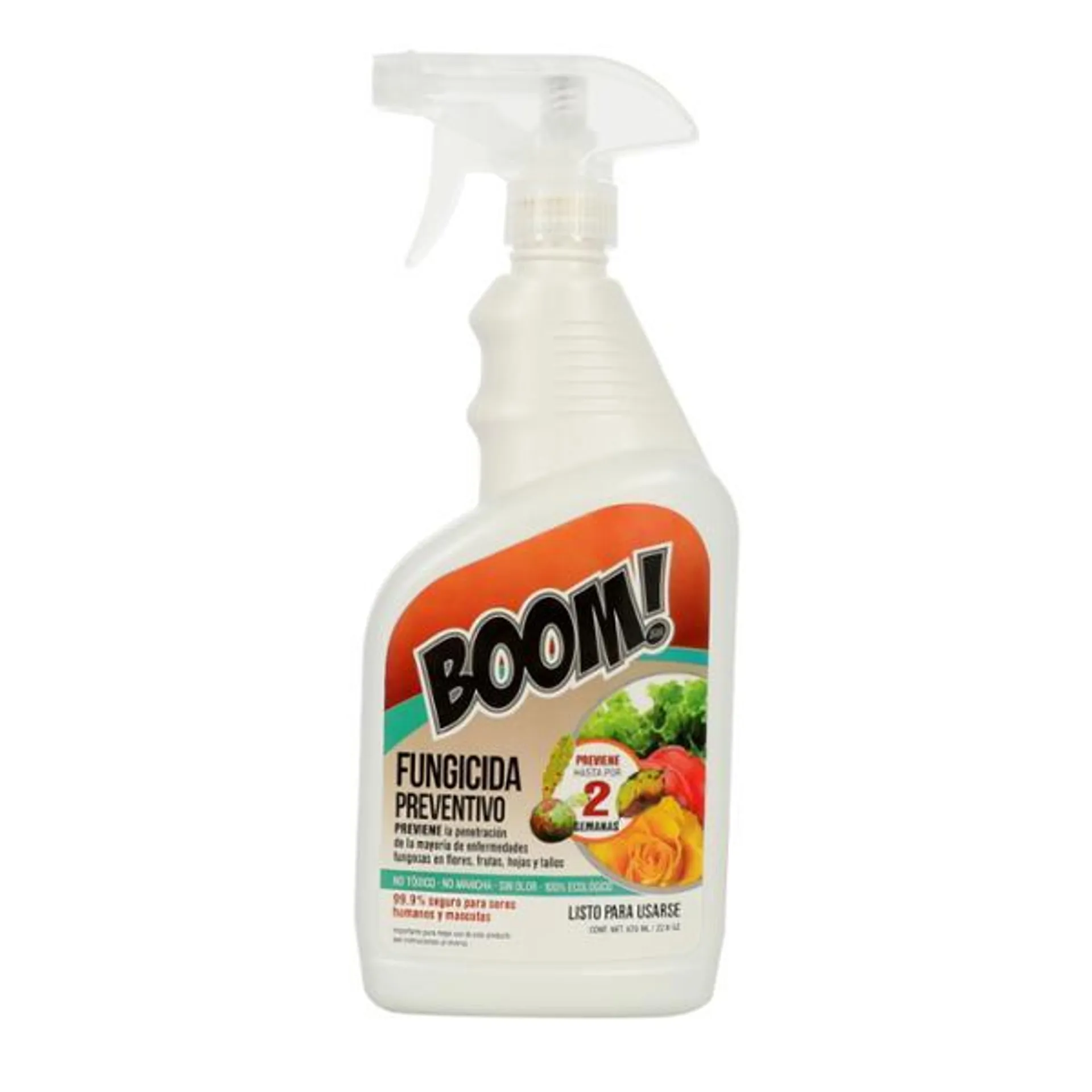 FUNGICIDA PREVENTIVO 670 ML TRANSPARENTE BOOM!