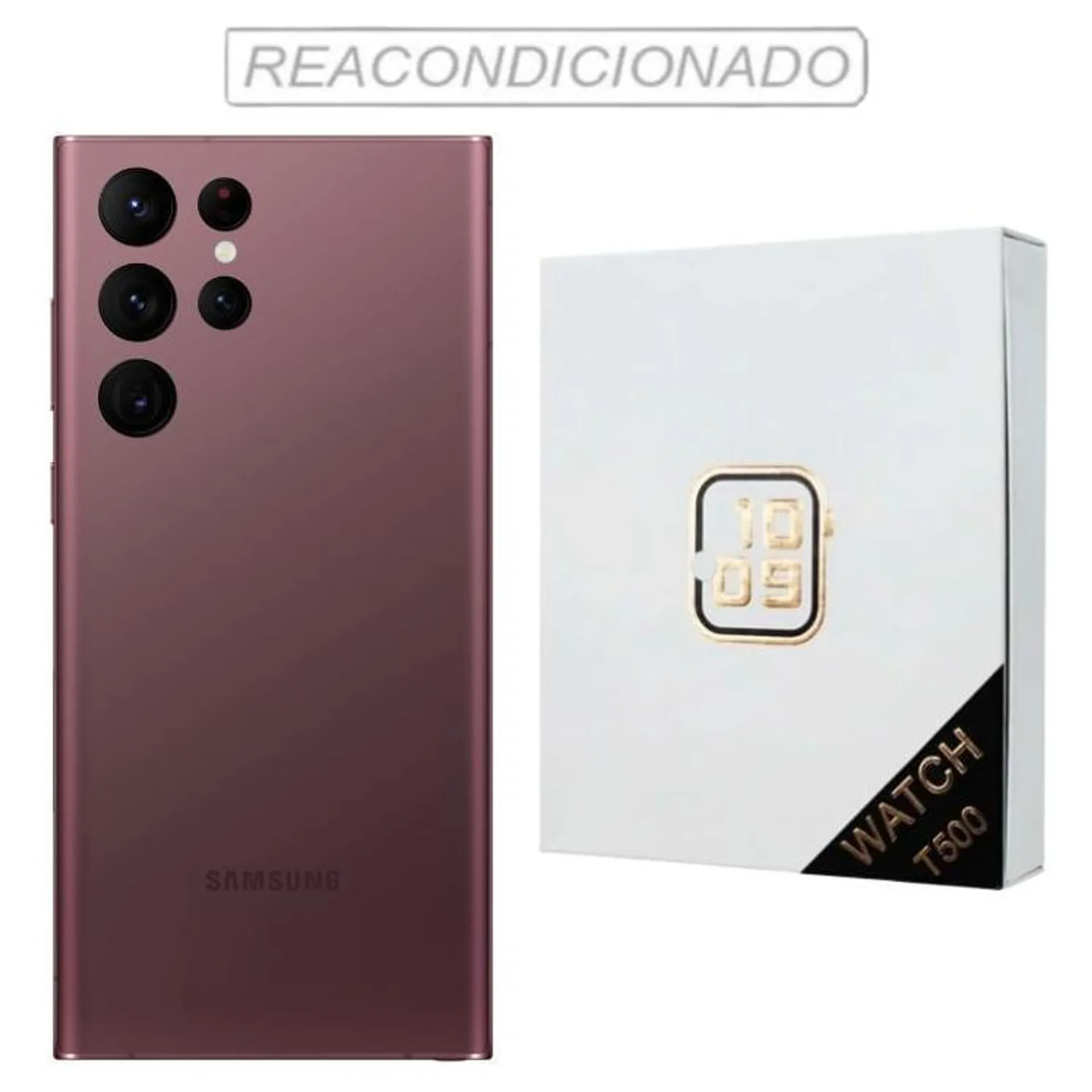 Samsung Galaxy S22 Ultra Reacondicionado + Reloj Genérico