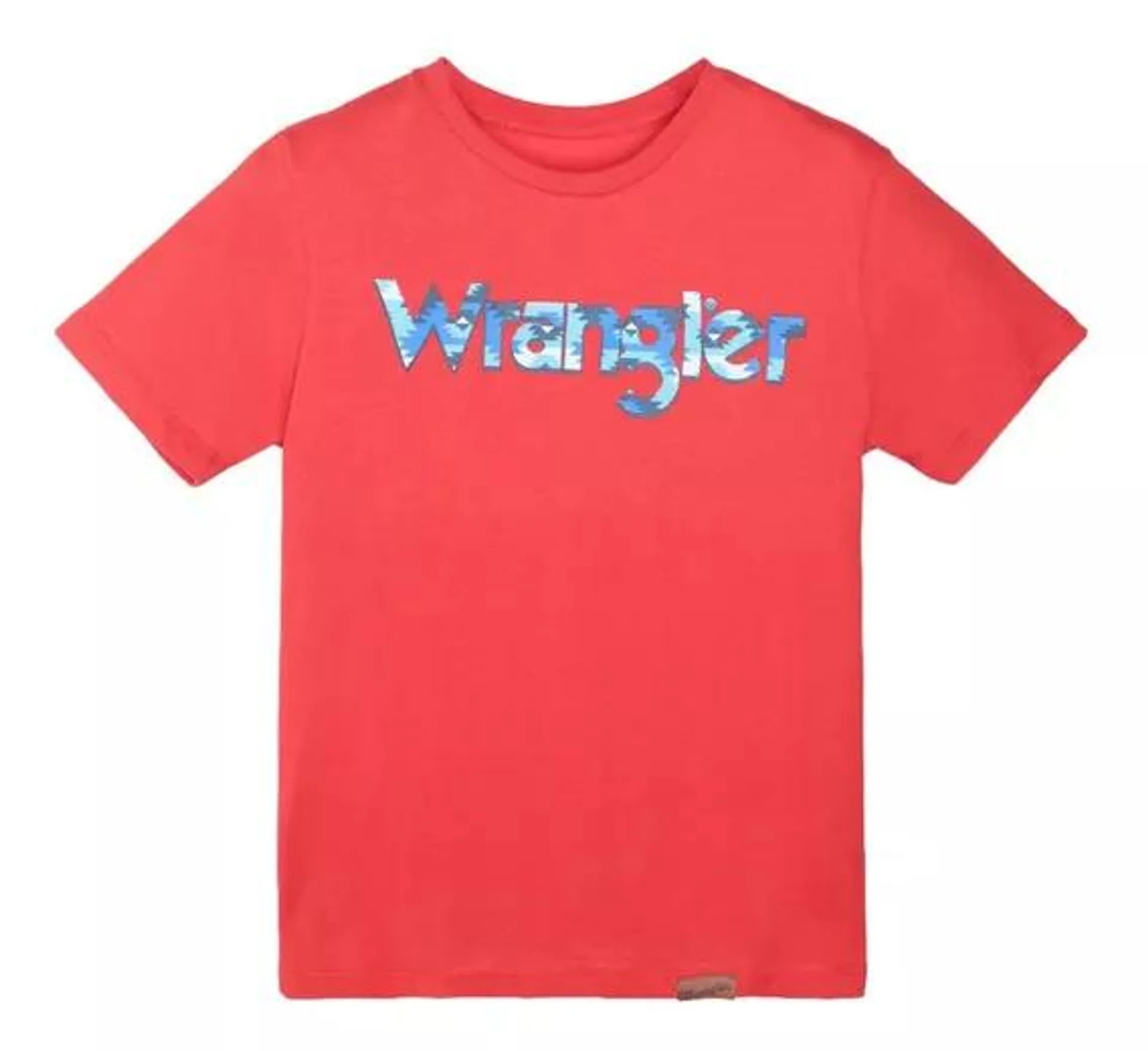 Playera Vaquera Comfort Wrangler Manga Corta Niño 526