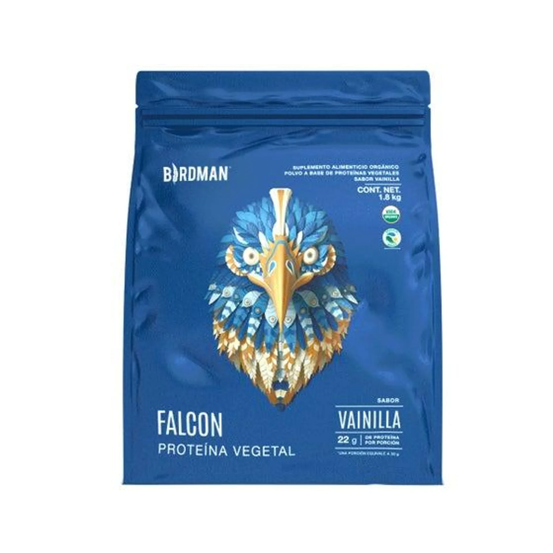 Falcon Proteína Vegetal Birdman Vainilla 1.8 Kilogramos