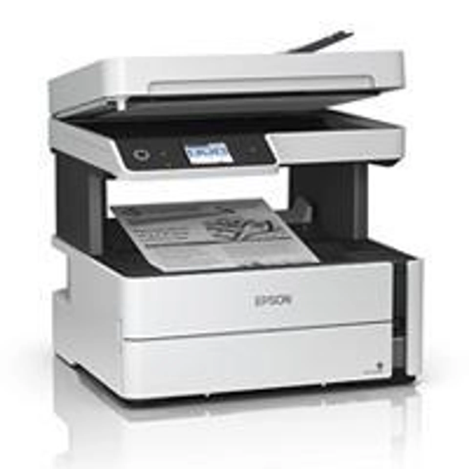 MULTIFUNCIONAL EPSON M3180, 39 PPM NEGRO, TINTA CONTINUA, ECOTANK, USB, WIFI, RED, ADF, MONOCROMATICA EPSON C11CG93301