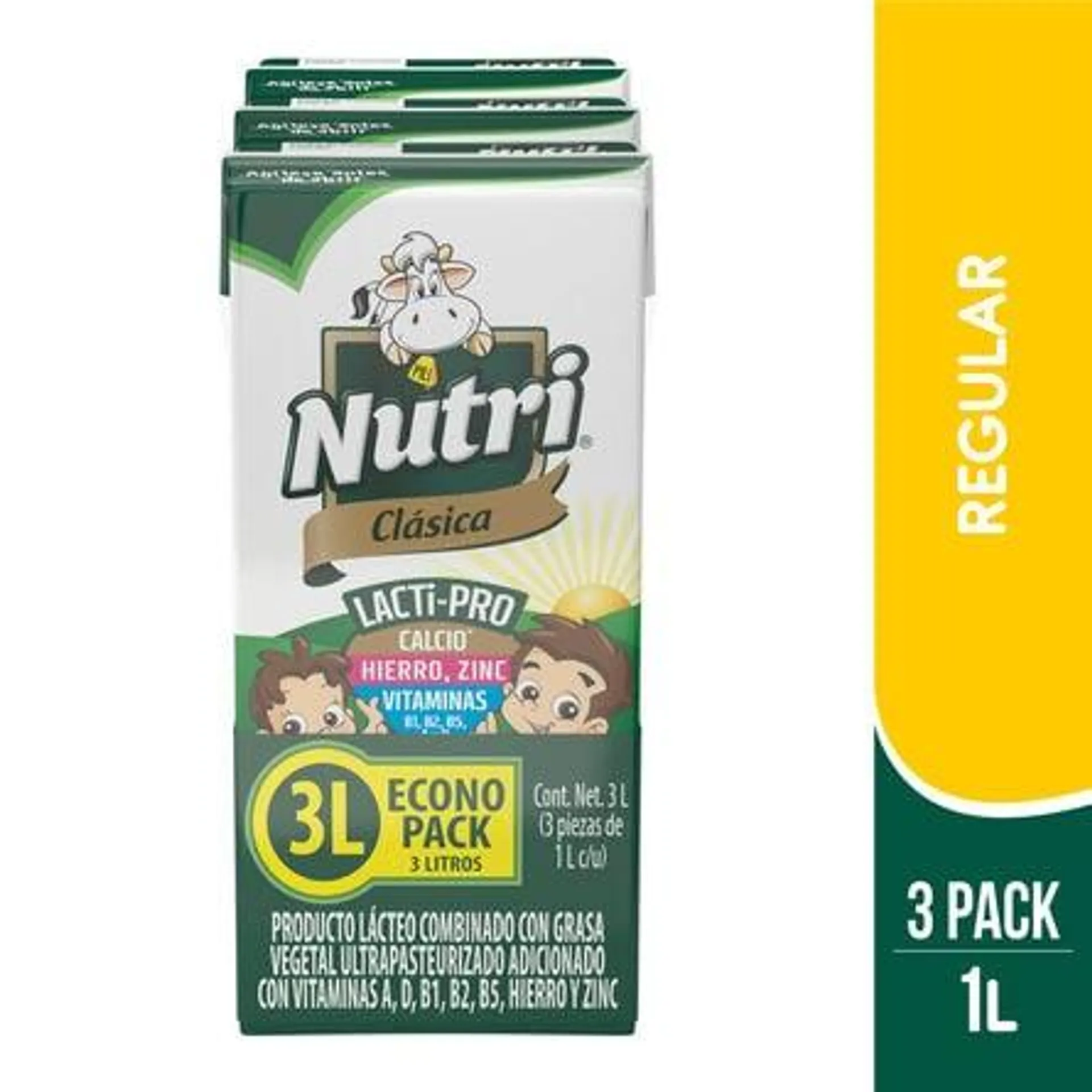 Producto Lacteo Combinado Nutri Entera 1 L 3 pz