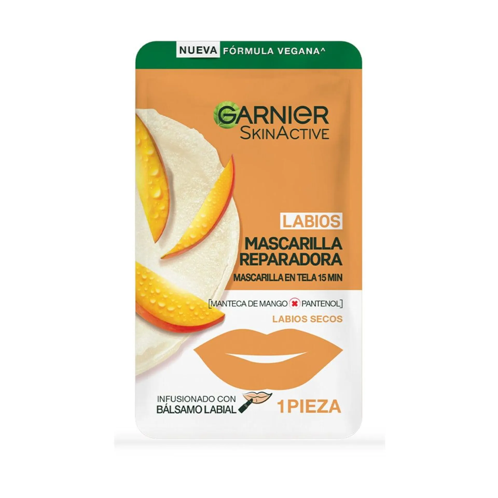 SKIN ACTIVE MASCARILLA DE LABIOS HIDRATANTE DE MANGO - GARNIER