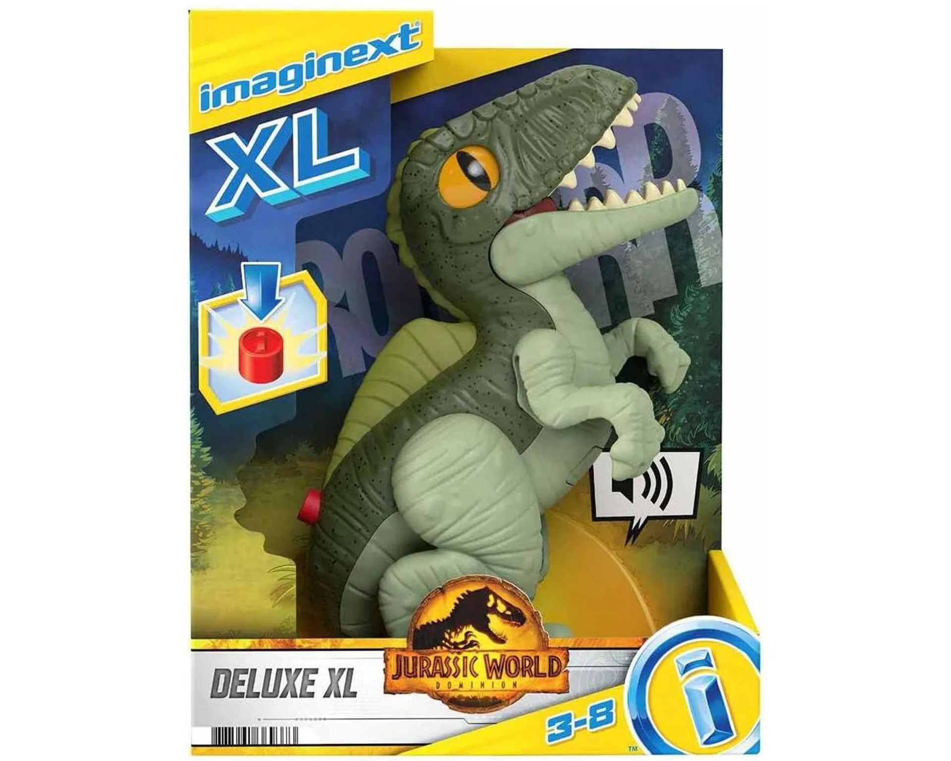 Imaginext Jurassic World 3 Dinosaurio XL Deluxe