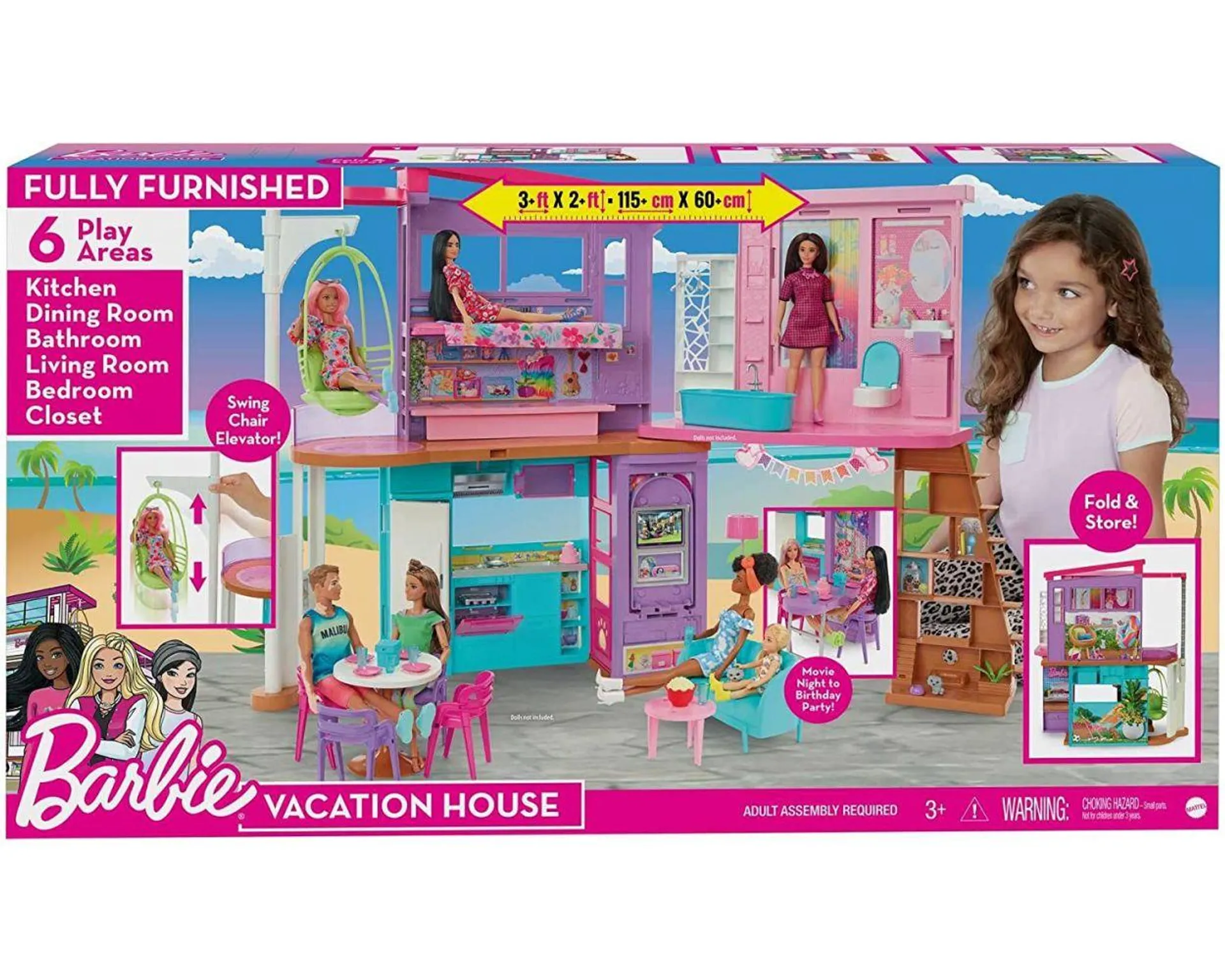 Barbie Casa Malibu Casa de Muñecas