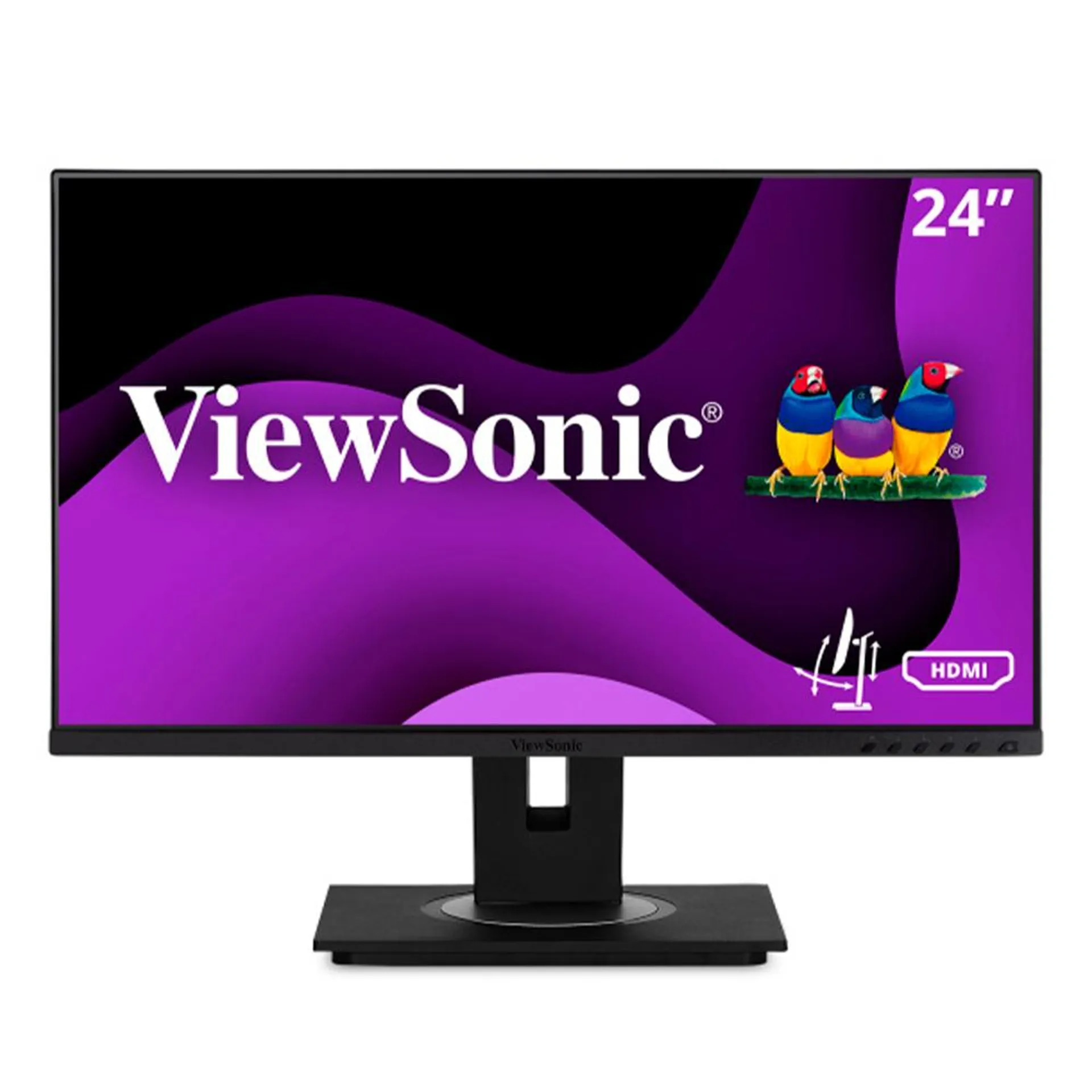 Monitor ViewSonic VG2448a / LED / 24" / Full HD / HDMI / Bocinas Integradas (2x2W RMS) / Negro / VG2448A