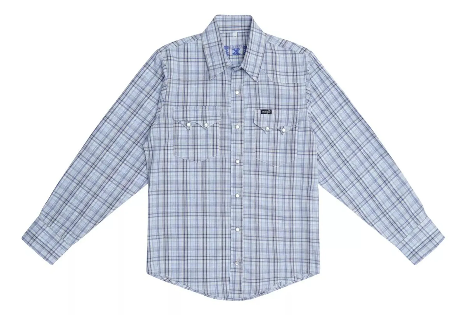 Camisa Vaquera Niño Wrangler Slim Fit Manga Larga 405