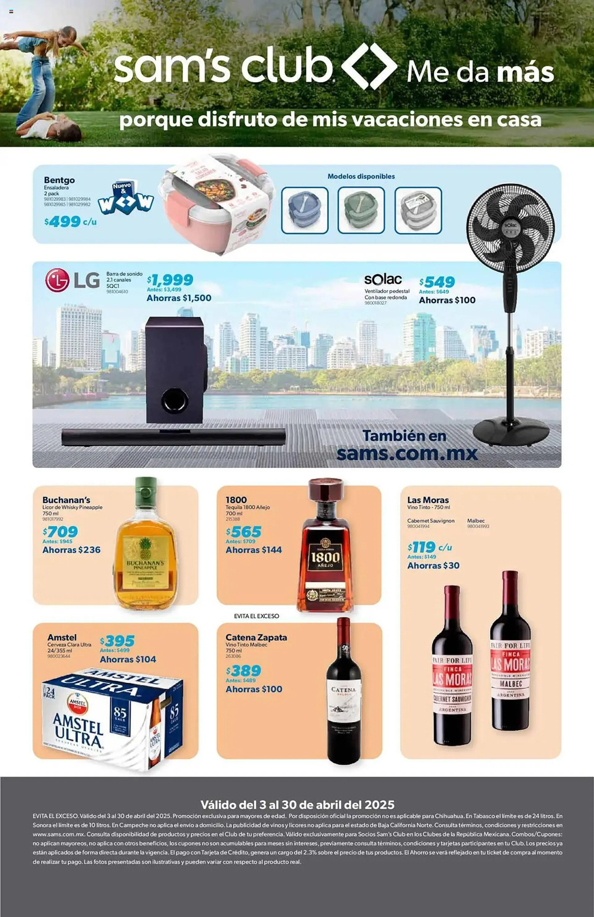Catálogo de Catálogo Sam's Club 3 de abril al 30 de abril 2025 - Pagina 7