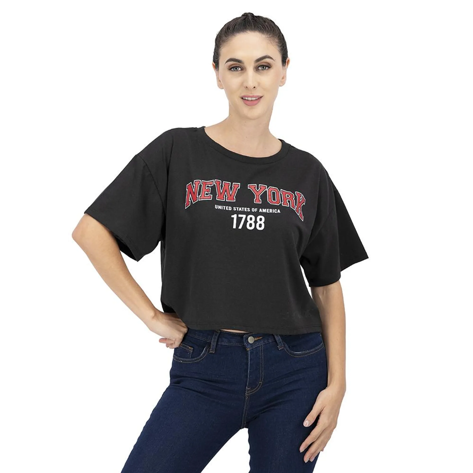 Crop Top Mujer New York