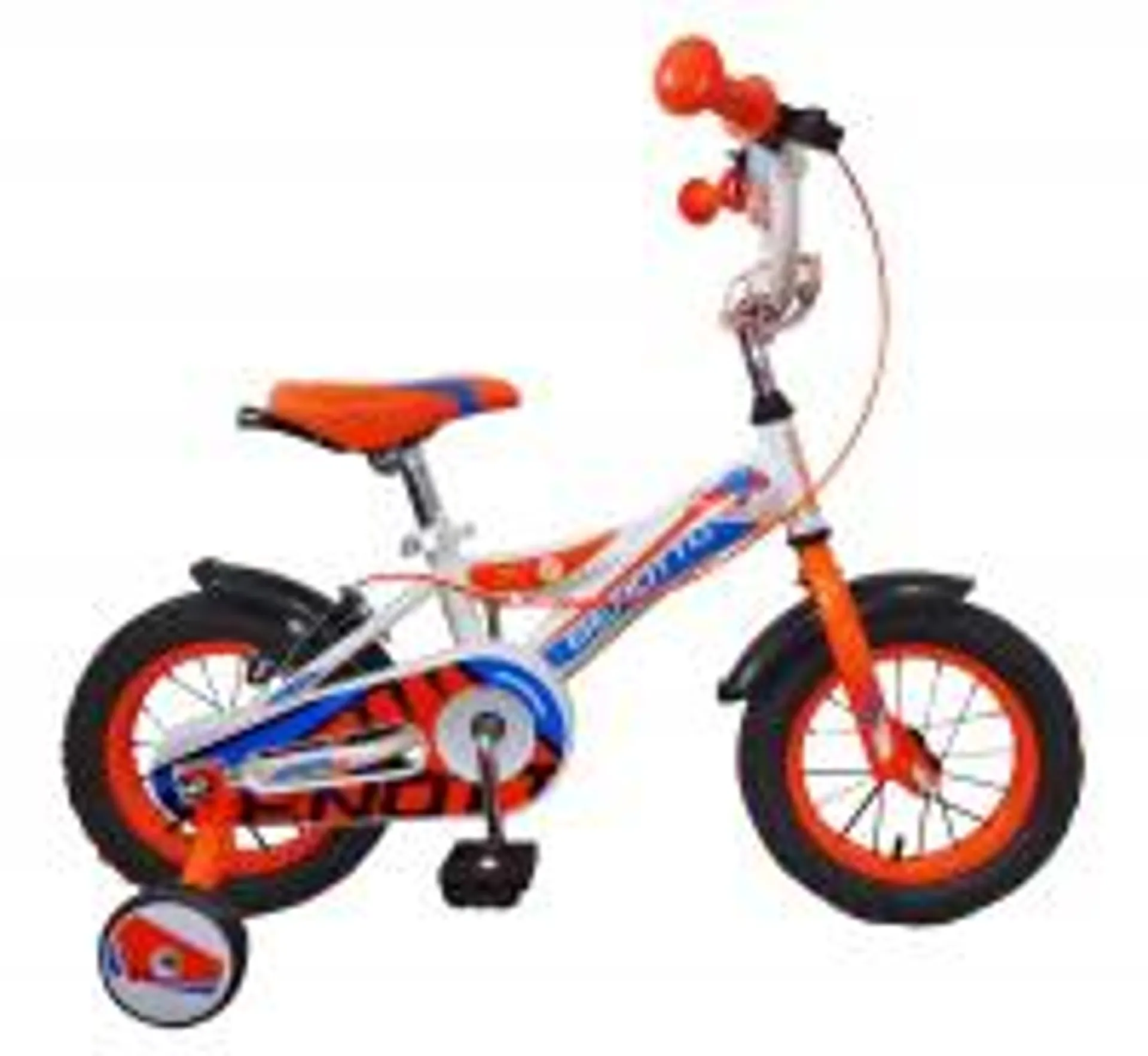 Bicicleta BENOTTO Infantil BAMBINO R12 1V. Niño Frenos Caliper Acero Blanco/Naranja Talla:UN