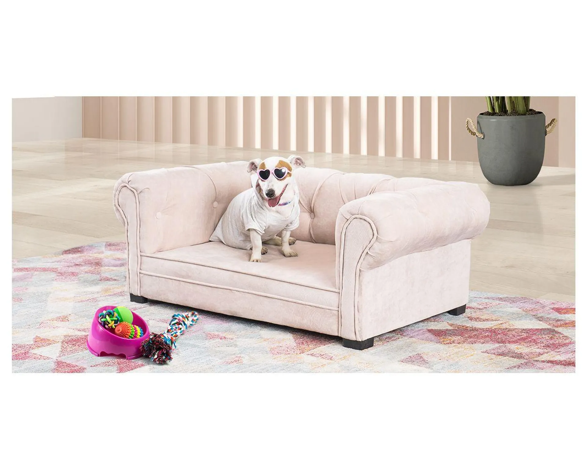 Cama Para Mascota Pet New Cantabria Rosa