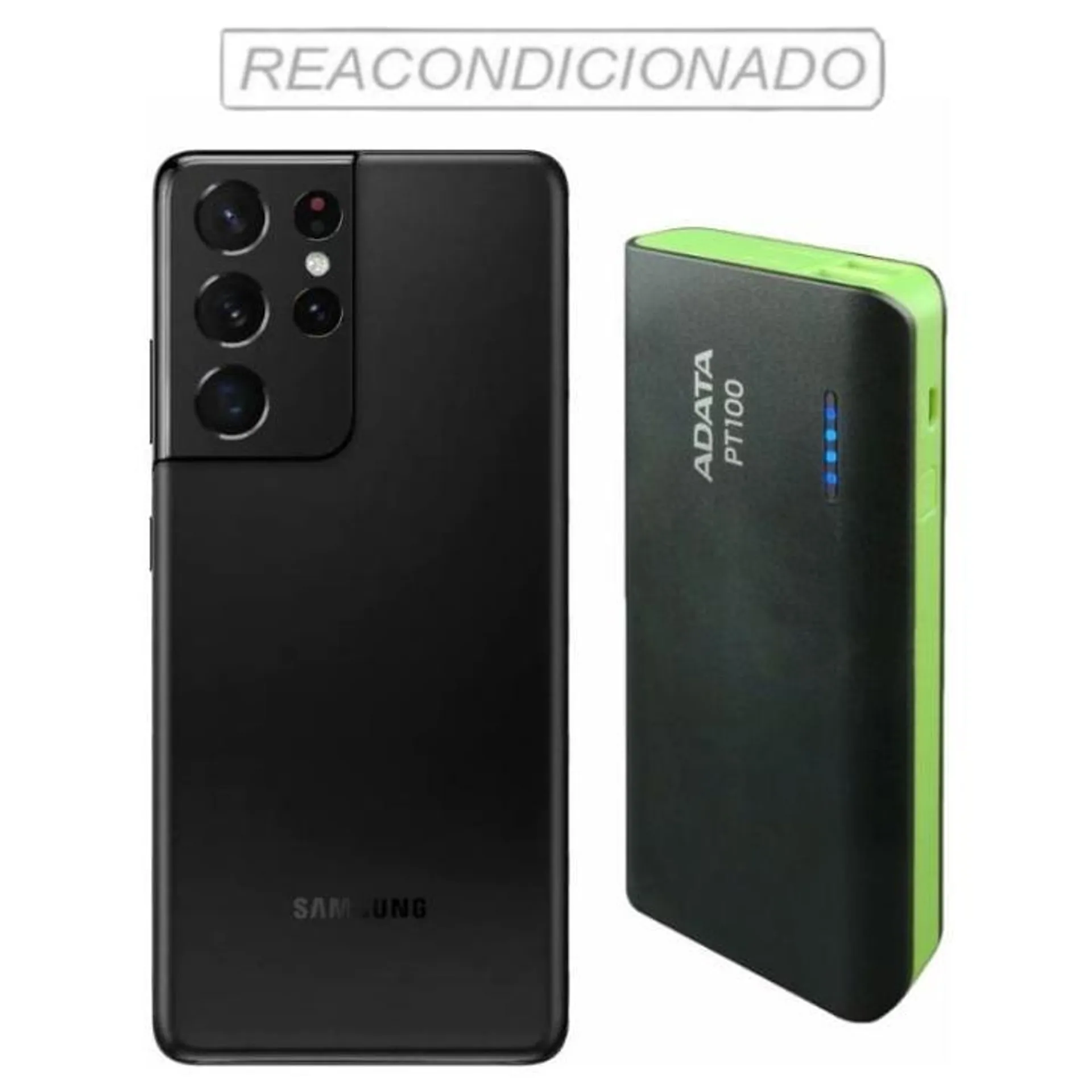 galaxy s21 ultra Reacondicionado + power bank 10,000mah