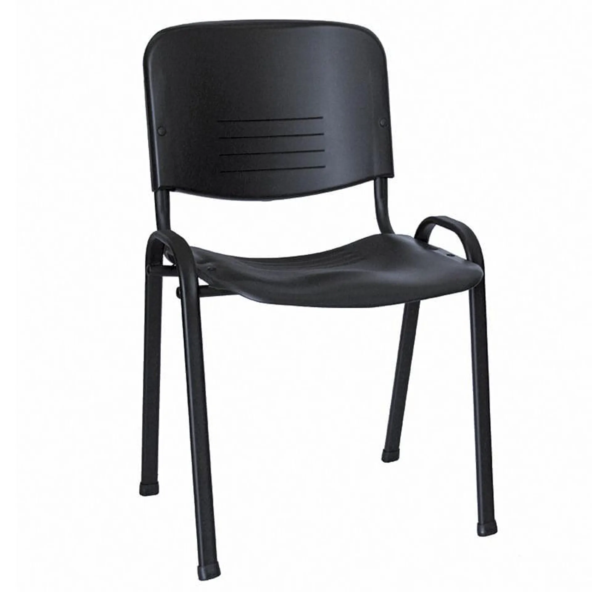 Silla Visita Sin Brazos Plastica Novaiso Negro Novaiso